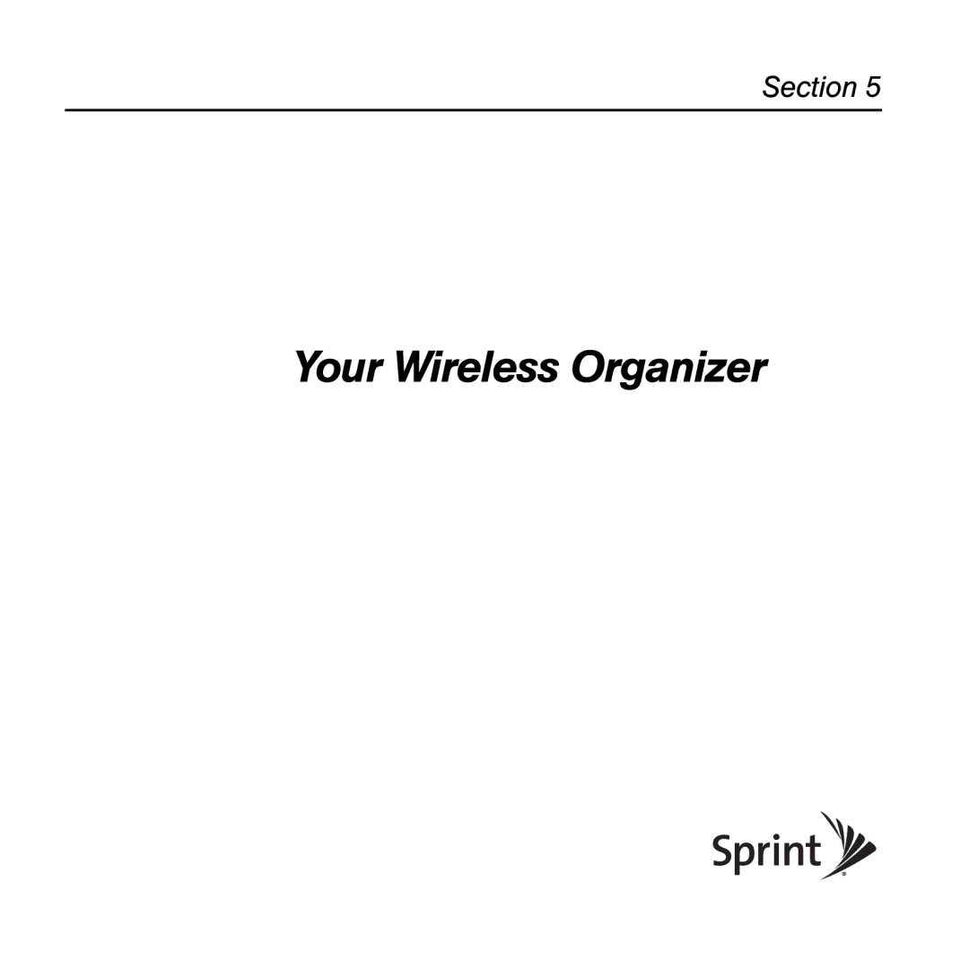 Palm TREOPROBLKSPT manual Your Wireless Organizer 