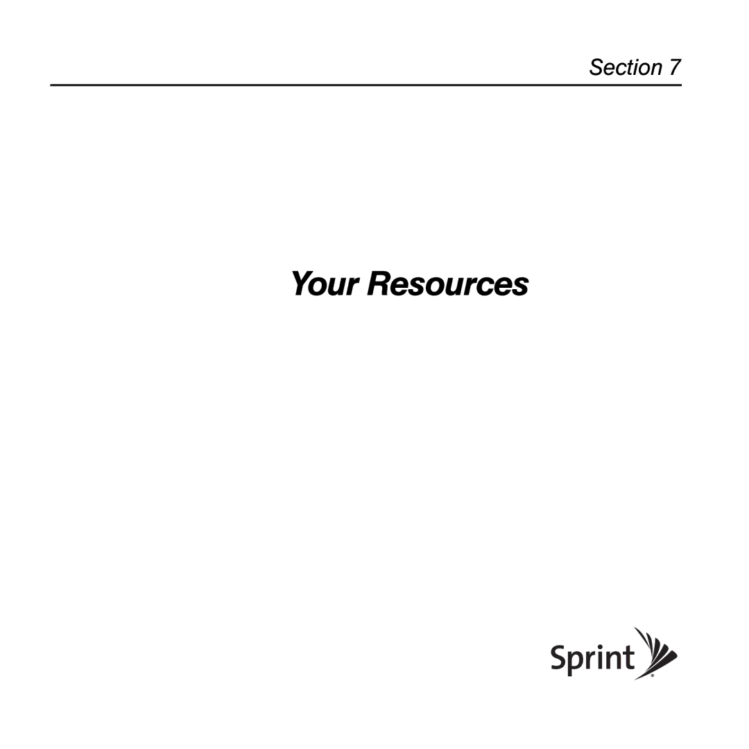 Palm TREOPROBLKSPT manual Your Resources 