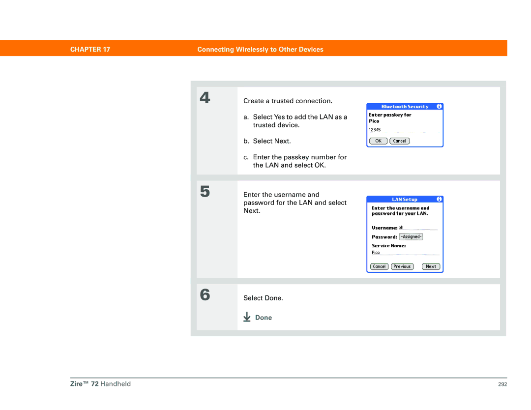 Palm Zire 72 manual 292 