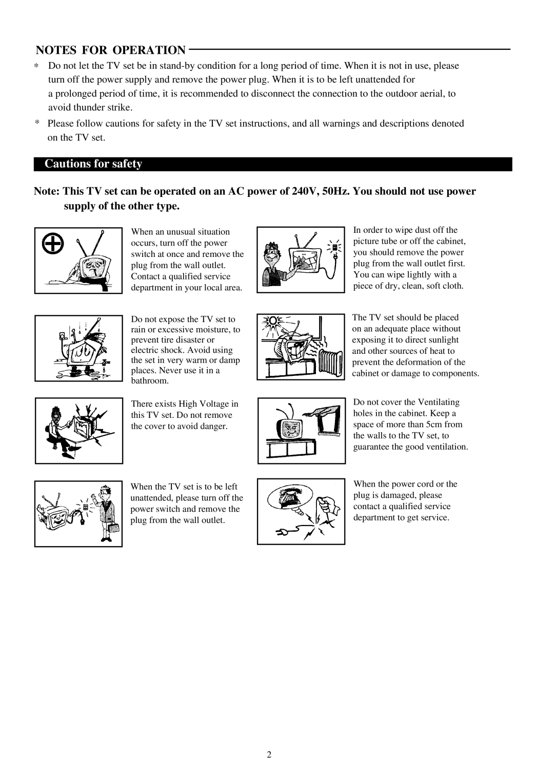 Palsonic 5110PF owner manual 