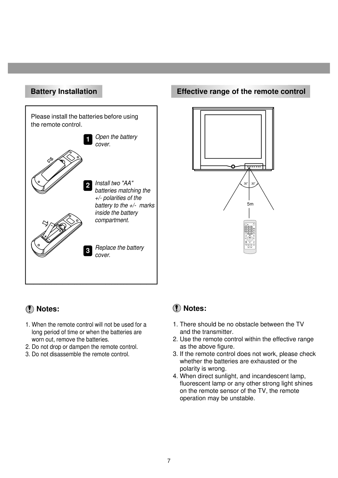 Palsonic 5140TS owner manual Battery Installation 