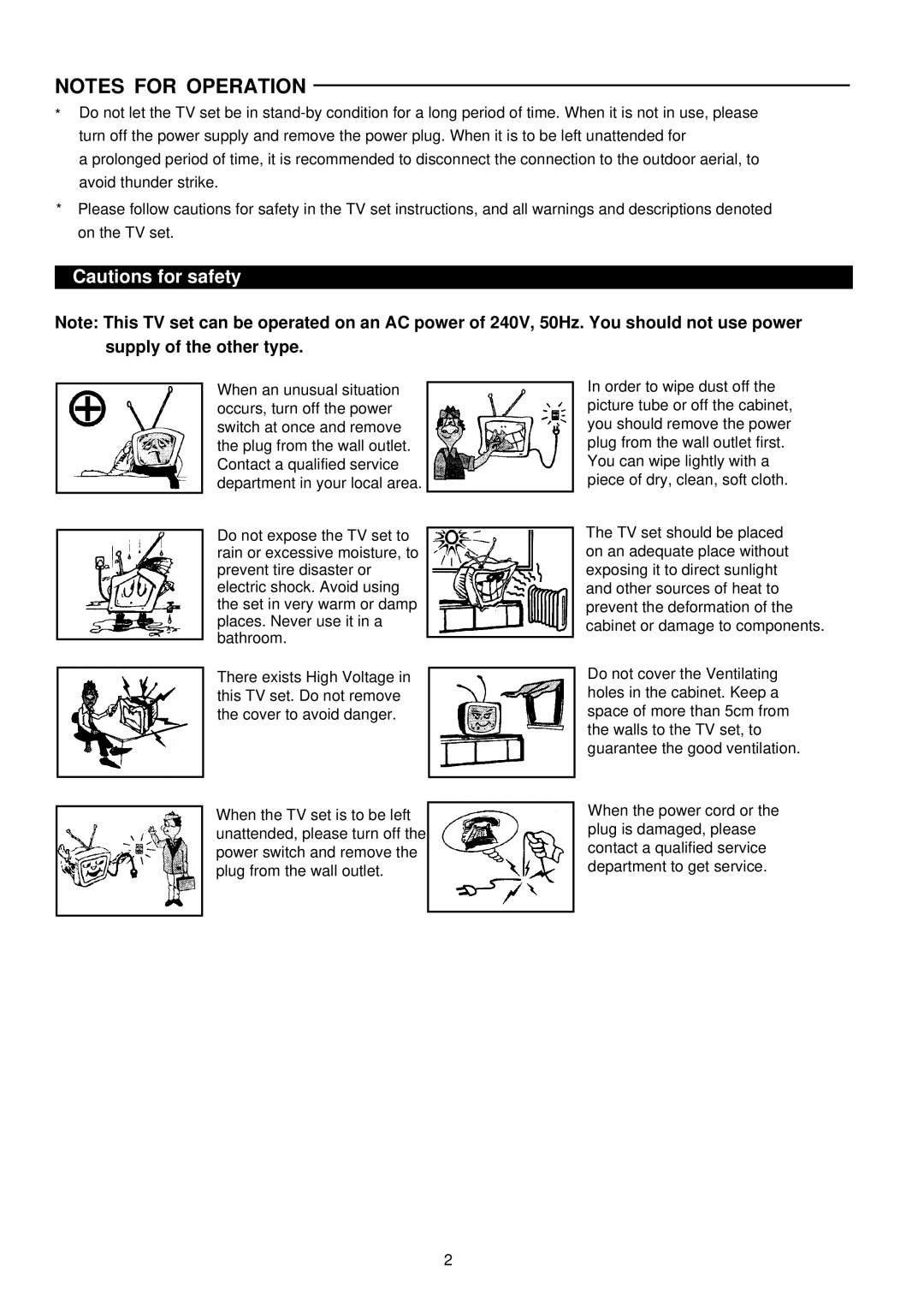 Palsonic 5159P owner manual 