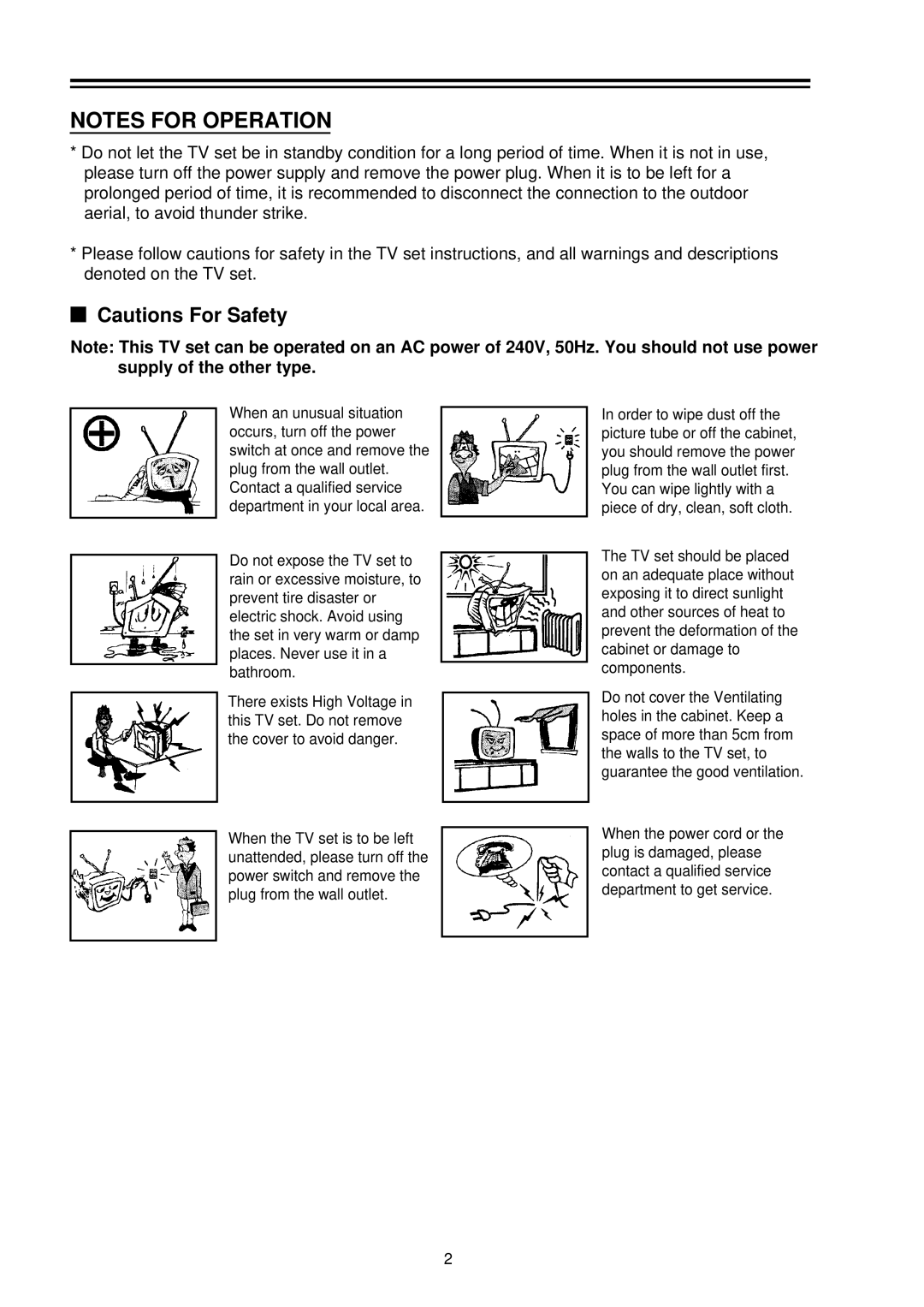 Palsonic 8040PFST owner manual 