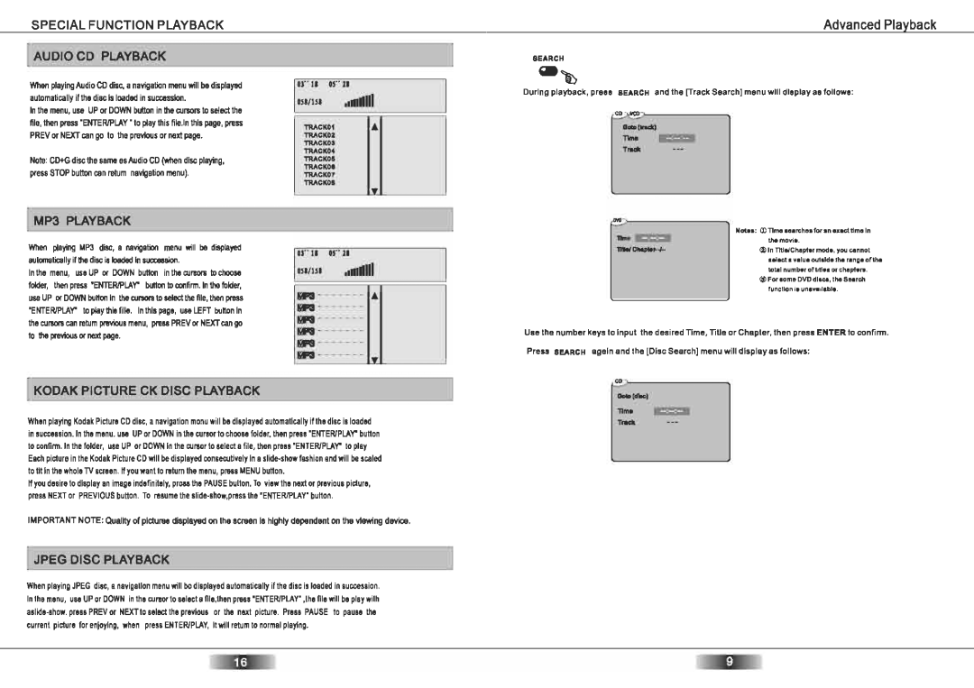 Palsonic DVD2045DX manual 