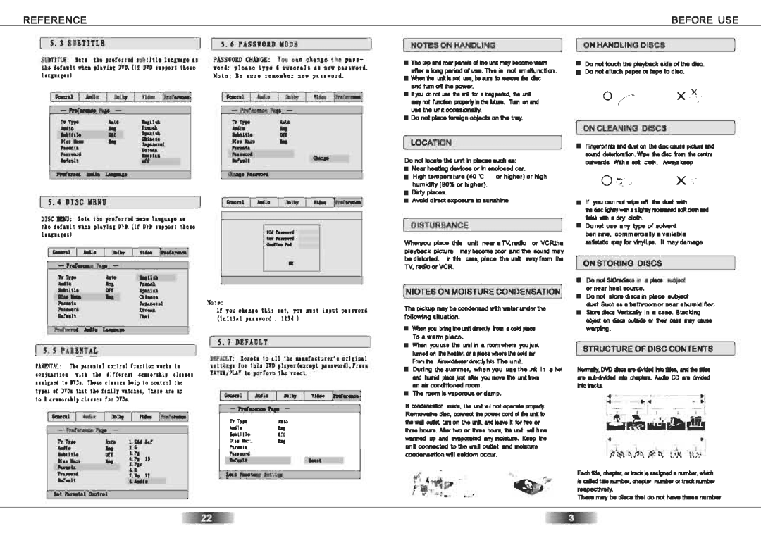 Palsonic DVD2045DX manual 