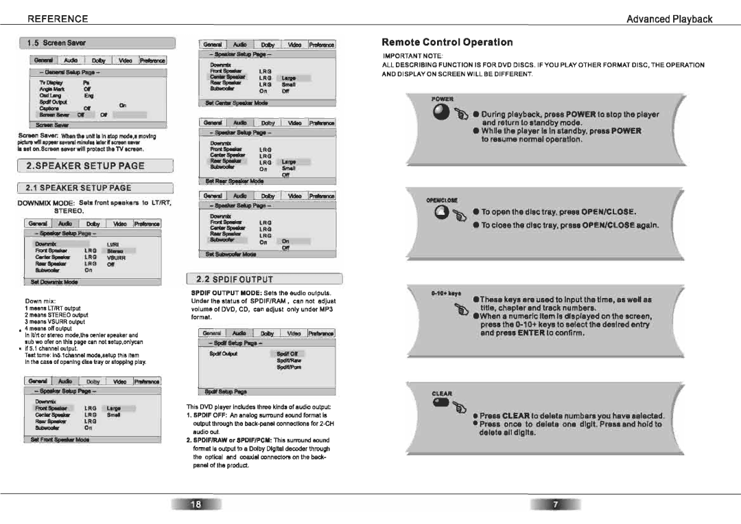 Palsonic DVD2045DX manual 