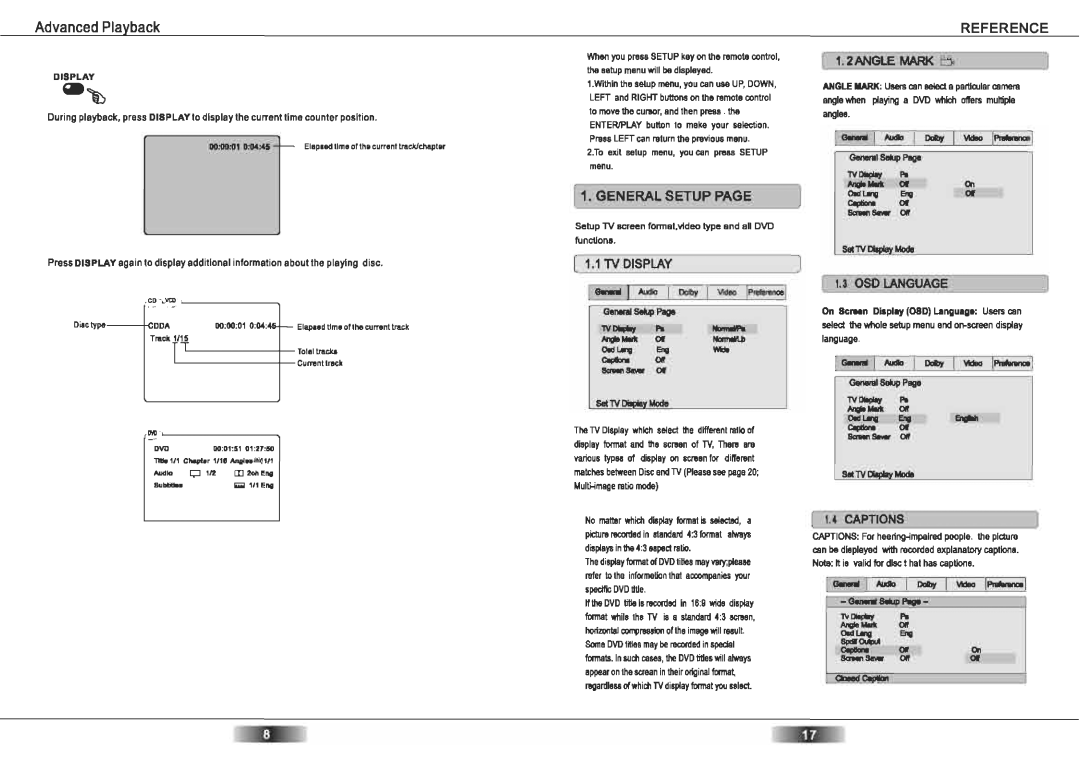 Palsonic DVD2045DX manual 