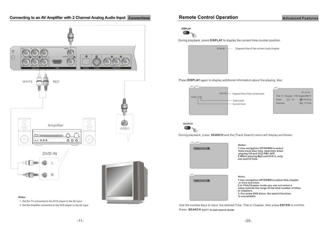 Palsonic DVD2080HD manual 