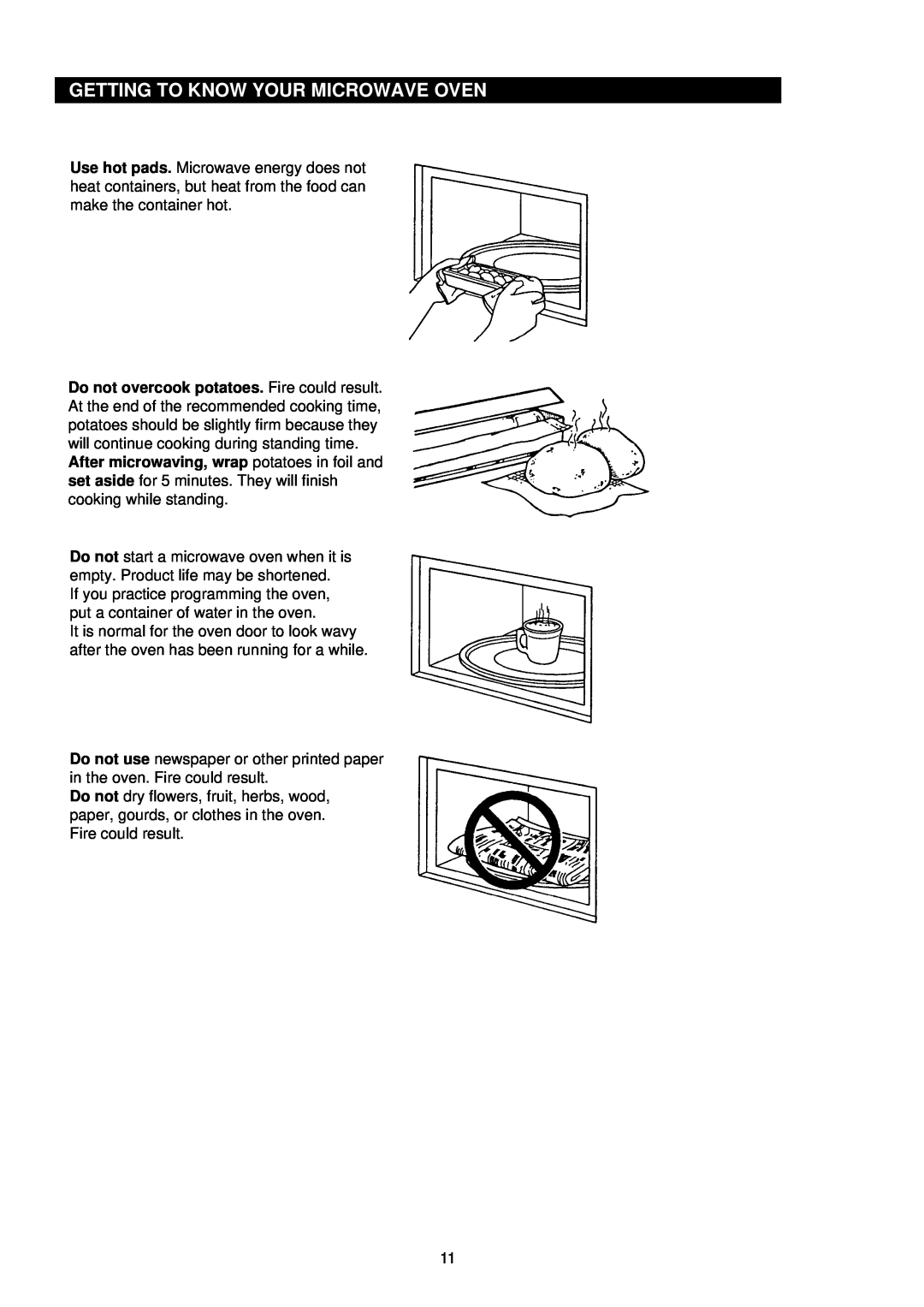Palsonic PMO-888, PMO-850 installation instructions Getting To Know Your Microwave Oven 