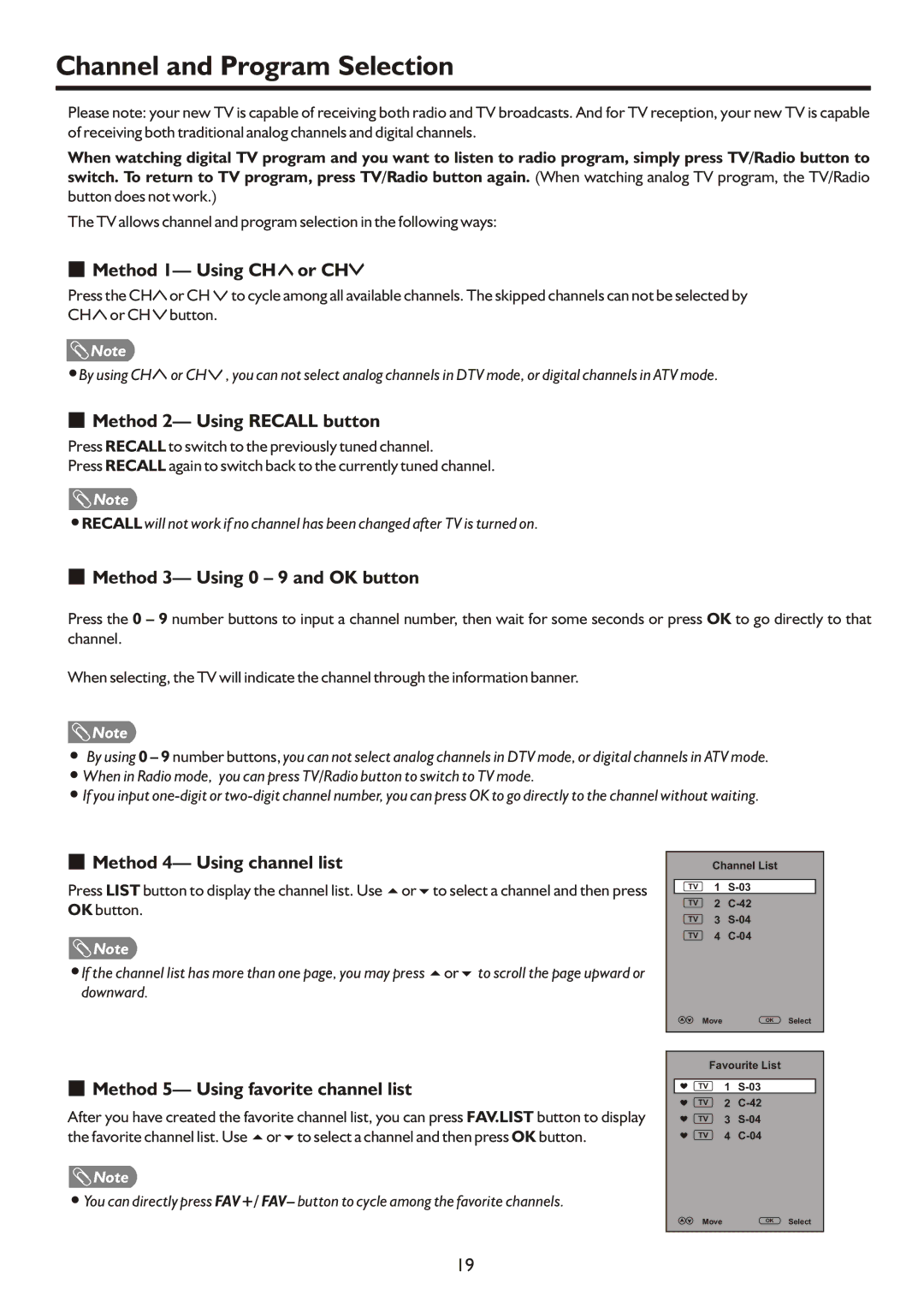 Palsonic TFTV421080HD owner manual Channel and Program Selection 