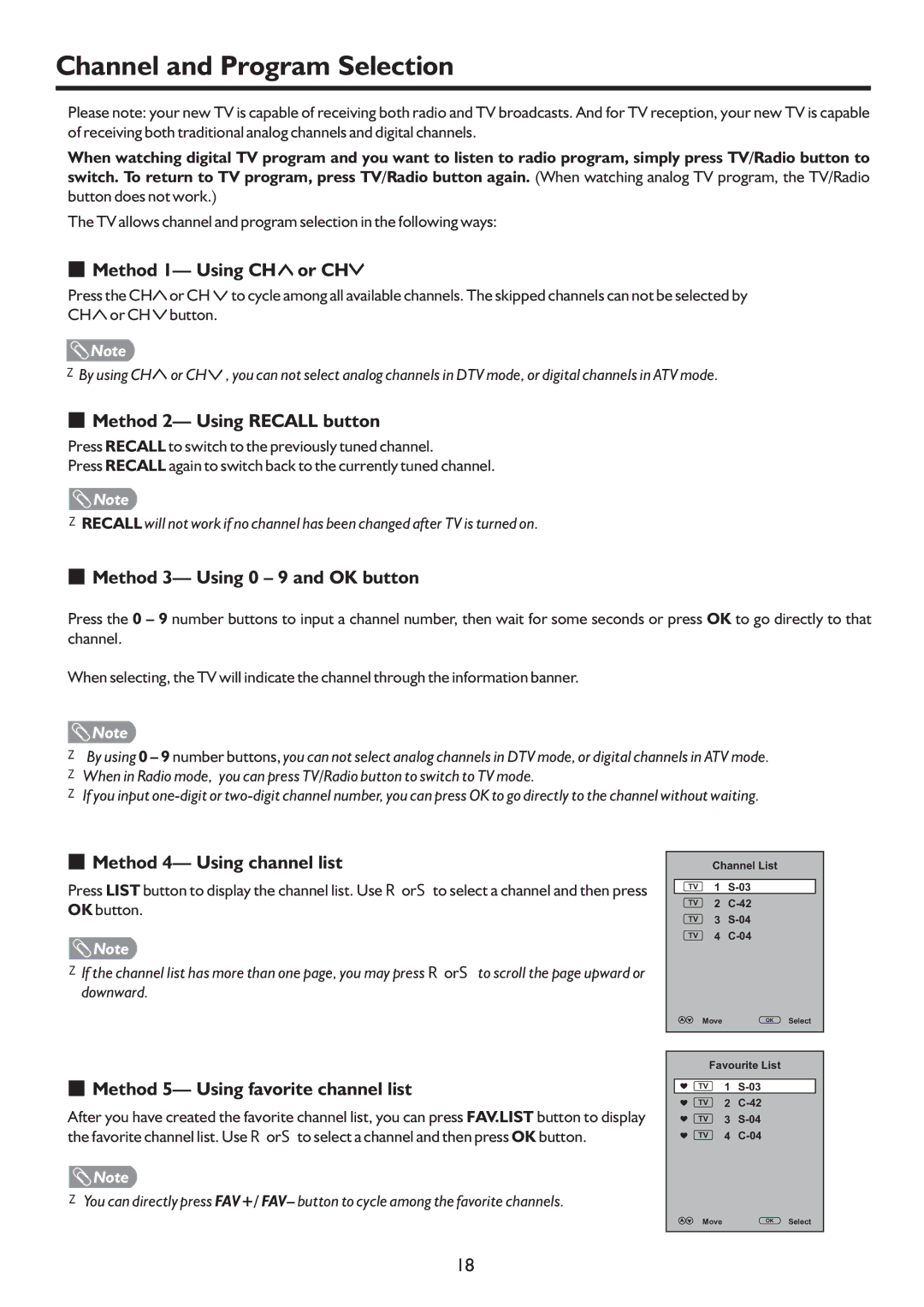 Palsonic TFTV551FHD owner manual Channel and Program Selection 