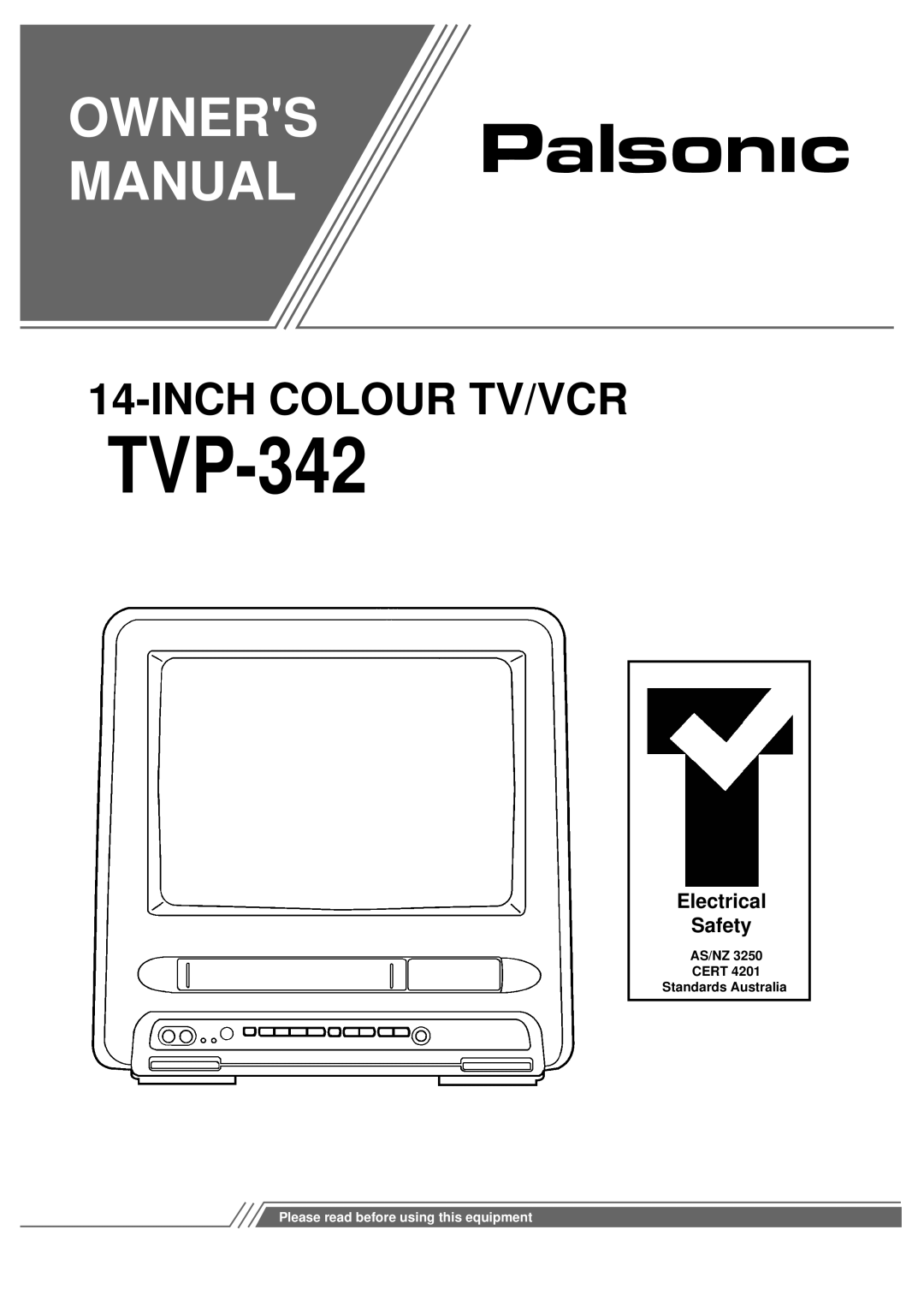 Palsonic TVP-342 owner manual 