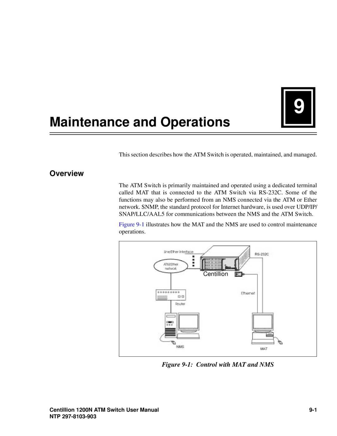 Panasonic 1200N manual Maintenance and Operations, Overview 