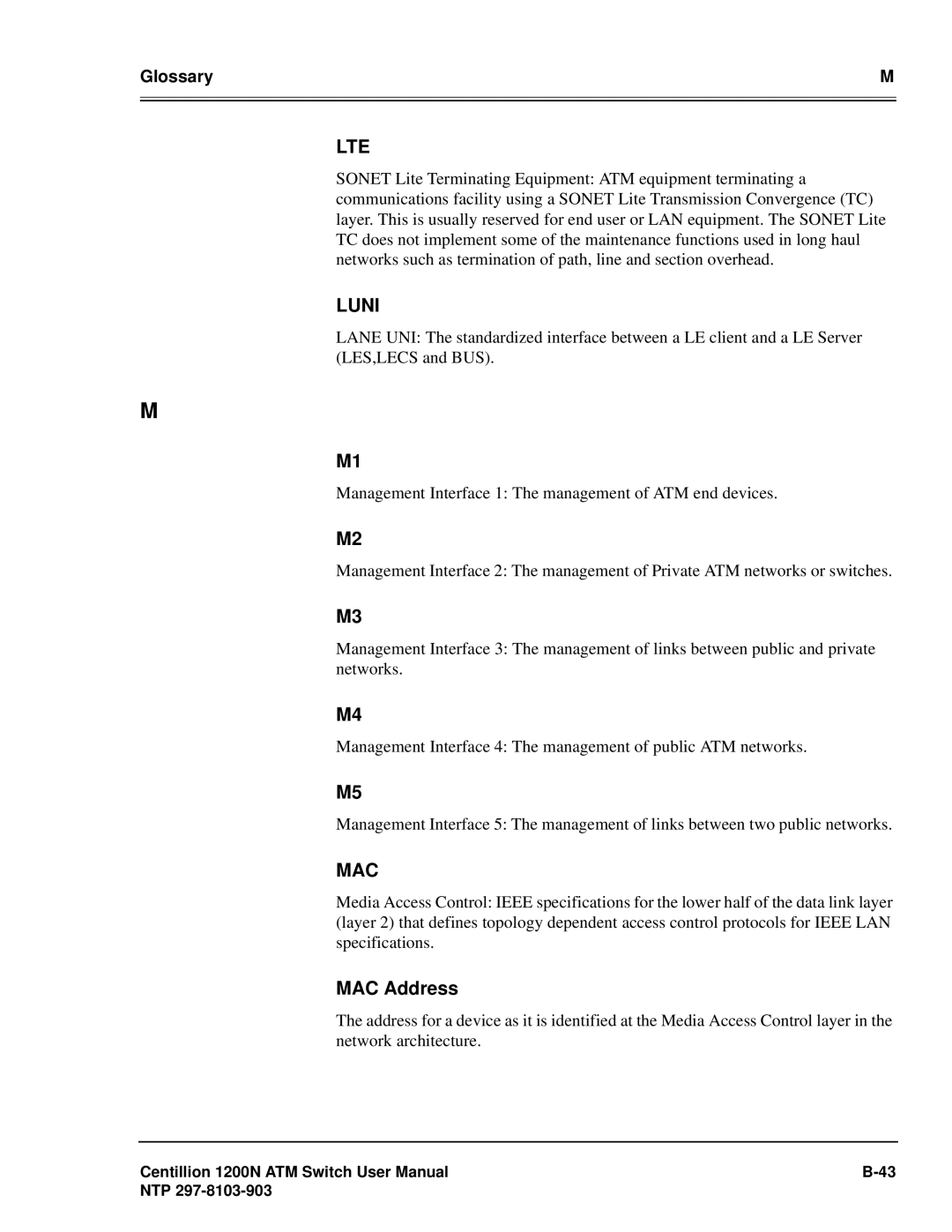 Panasonic 1200N manual Lte, Luni, Mac, MAC Address 