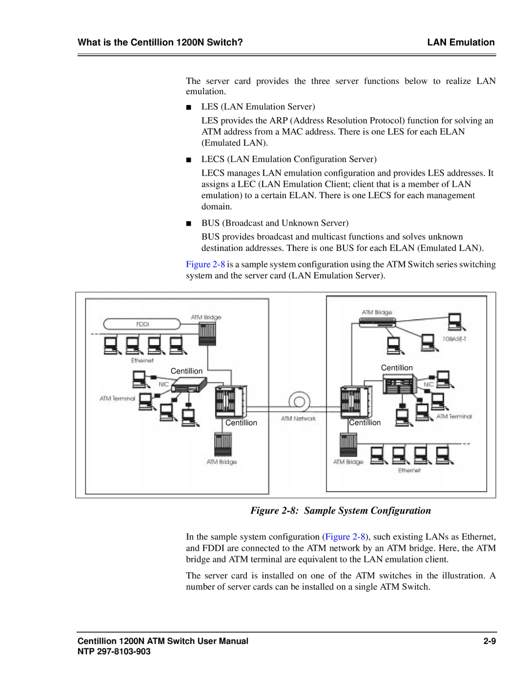 Panasonic manual What is the Centillion 1200N Switch?LAN Emulation 