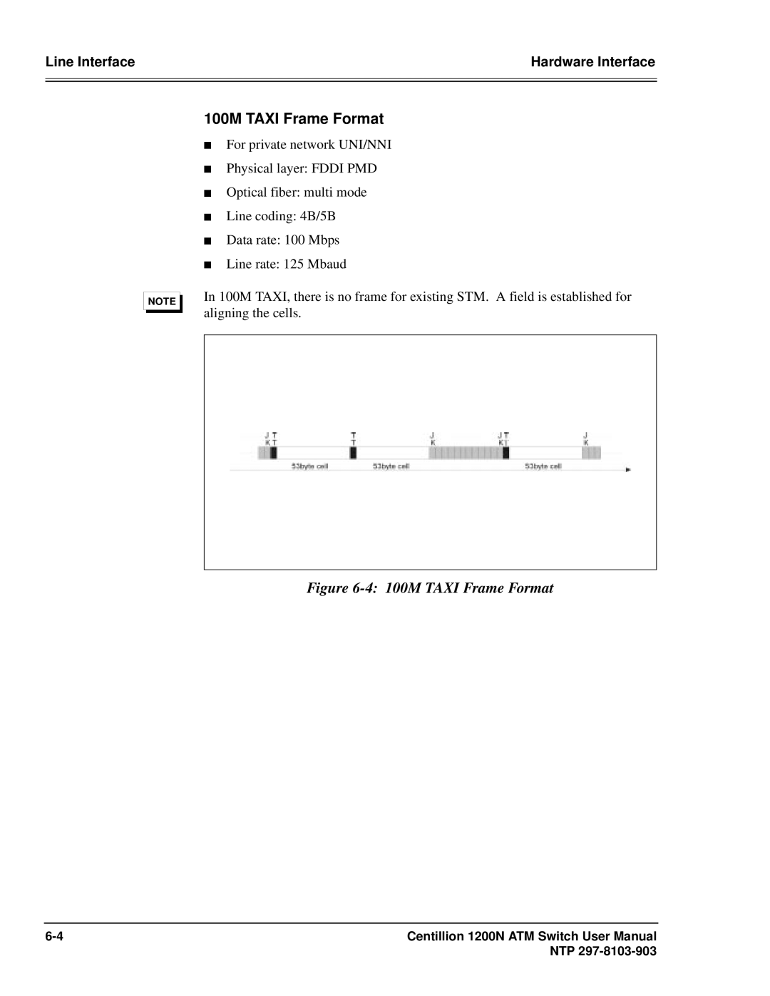 Panasonic 1200N manual 100M Taxi Frame Format 