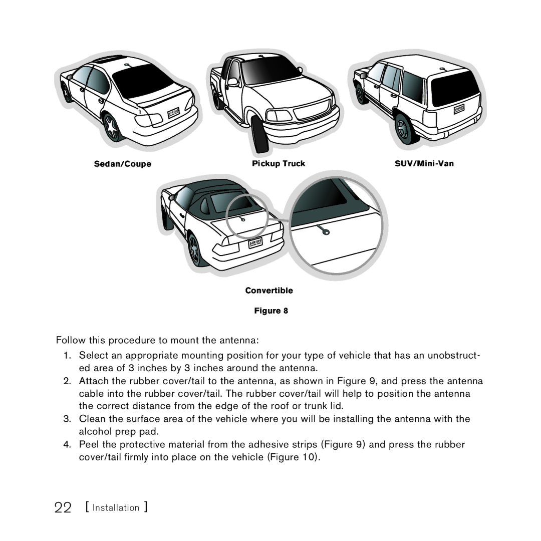 Panasonic 2 manual Sedan/Coupe Pickup Truck SUV/Mini-Van Convertible 