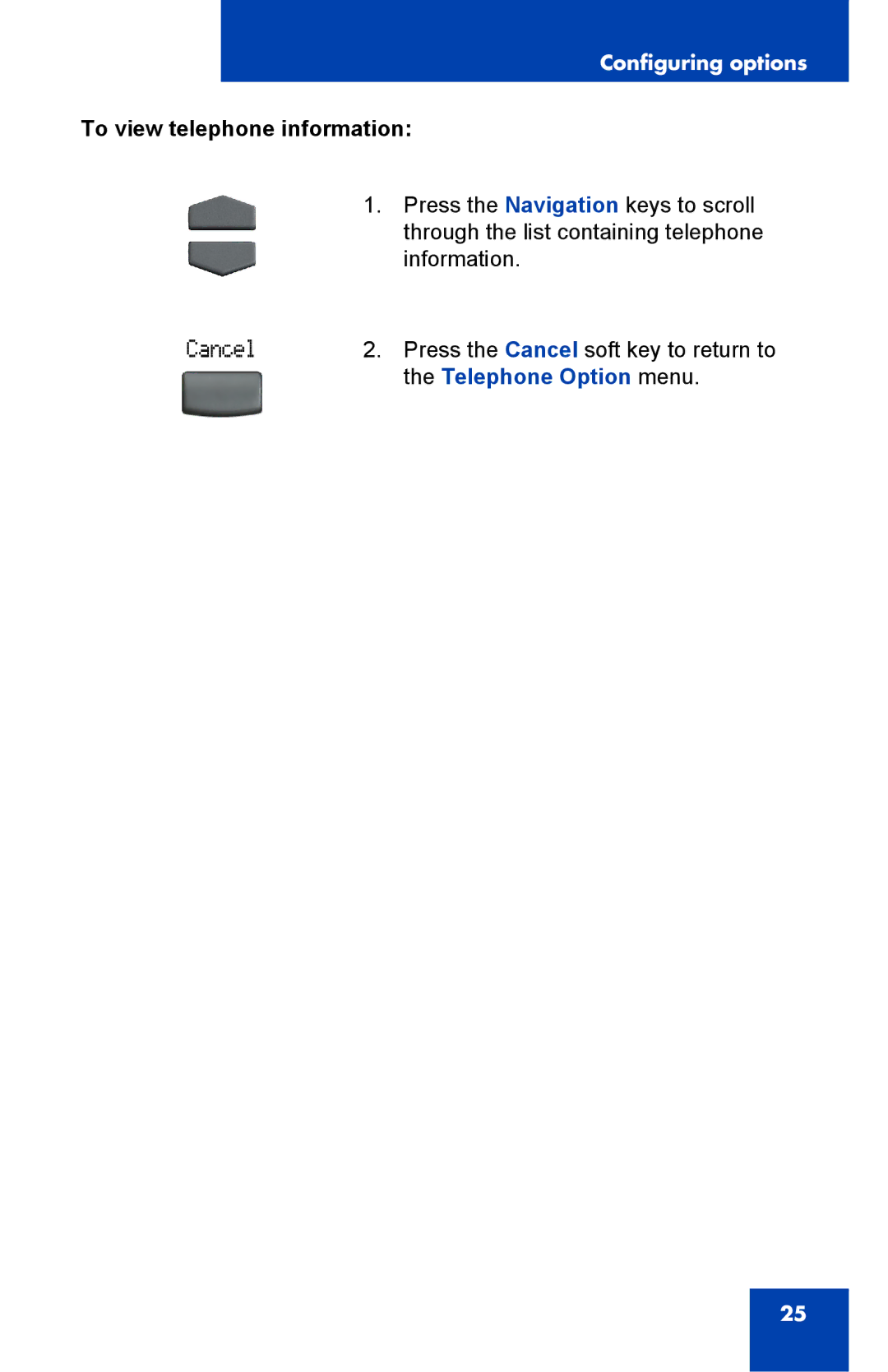 Panasonic 2001 manual To view telephone information 