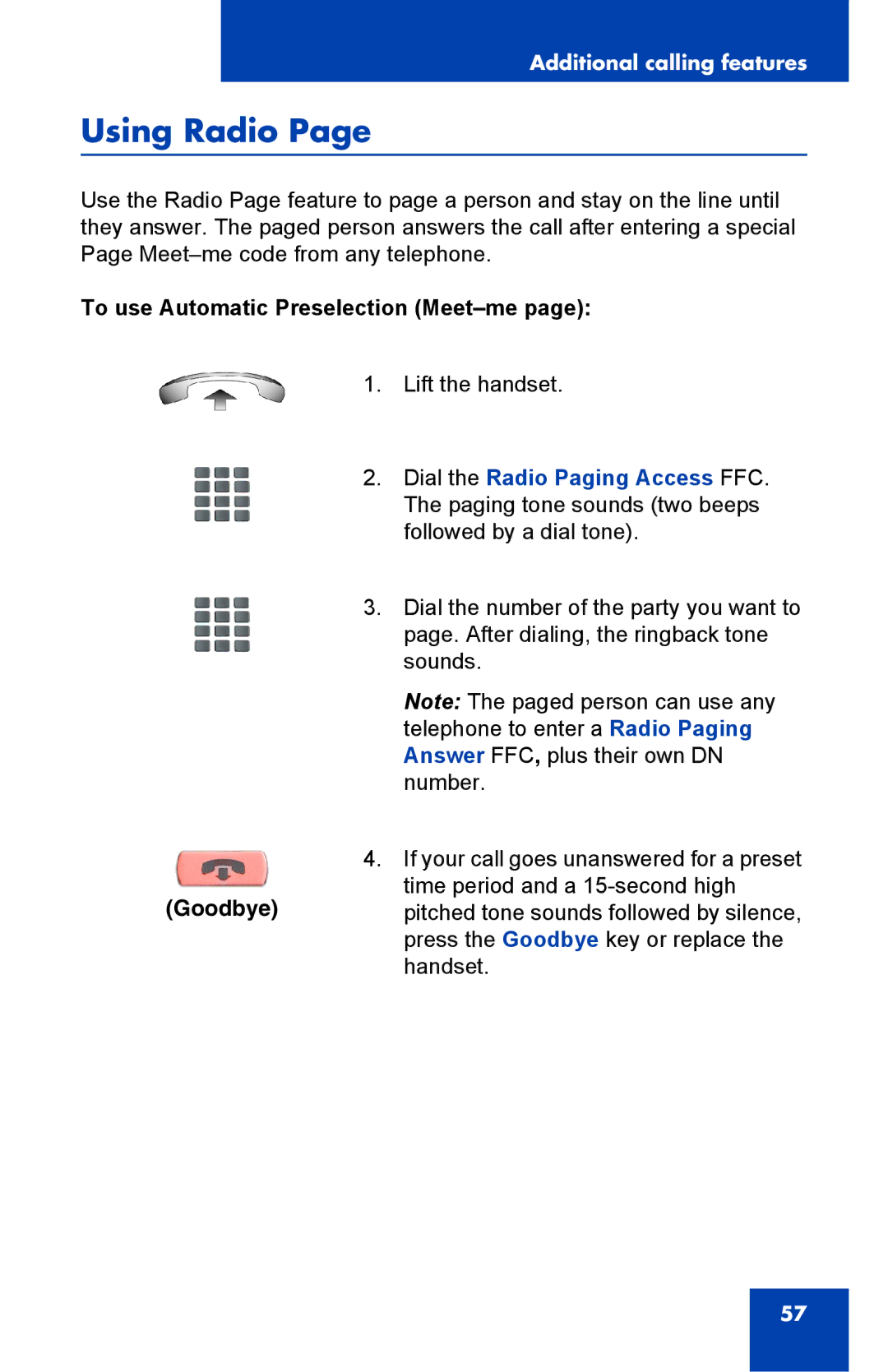 Panasonic 2001 manual Using Radio, To use Automatic Preselection Meet-me 