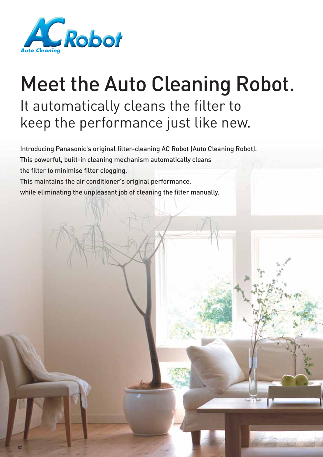 Panasonic 2006/2007 manual Meet the Auto Cleaning Robot 