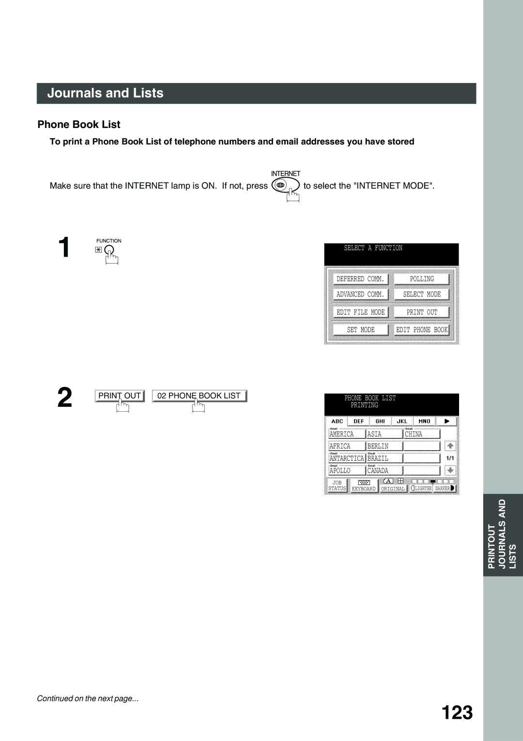 Panasonic 3000 warranty 123, Phone Book List 