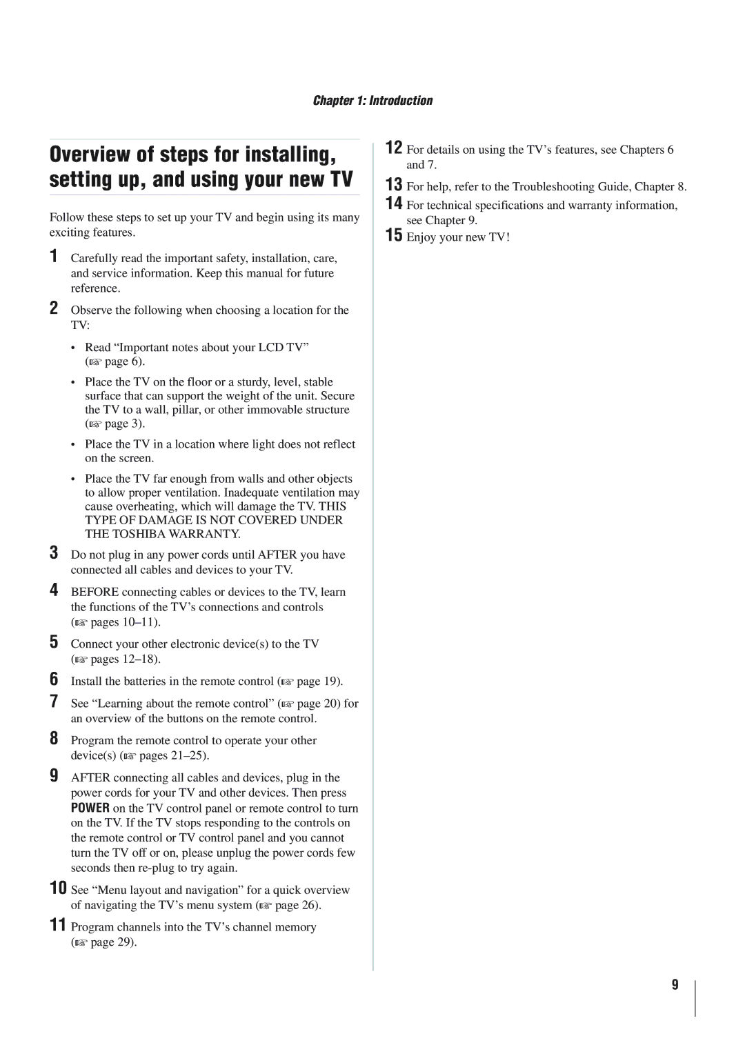 Panasonic 40RV52R, 46RV525R, 40RV525R owner manual Introduction 