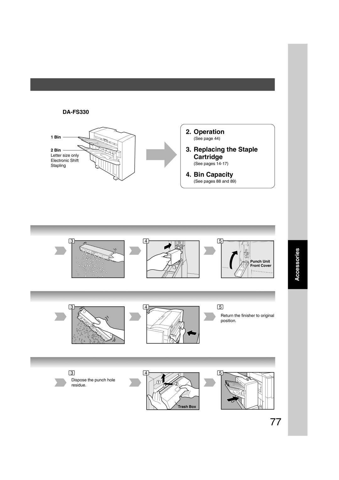 Panasonic 6020, 4520 manual Operation 