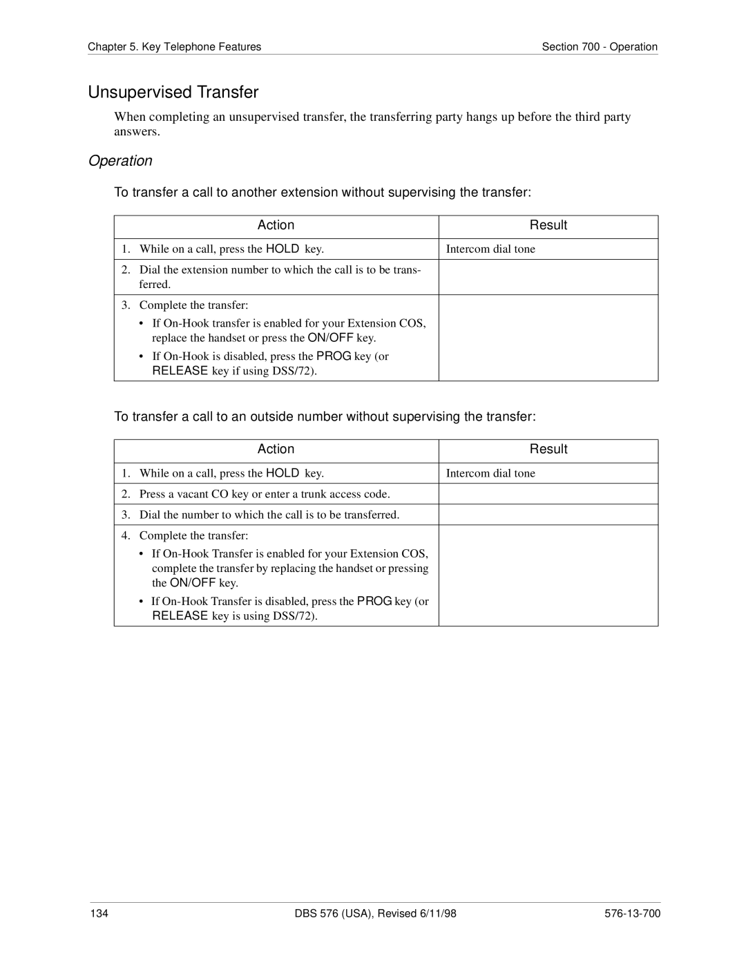 Panasonic 524X07801B manual Unsupervised Transfer 