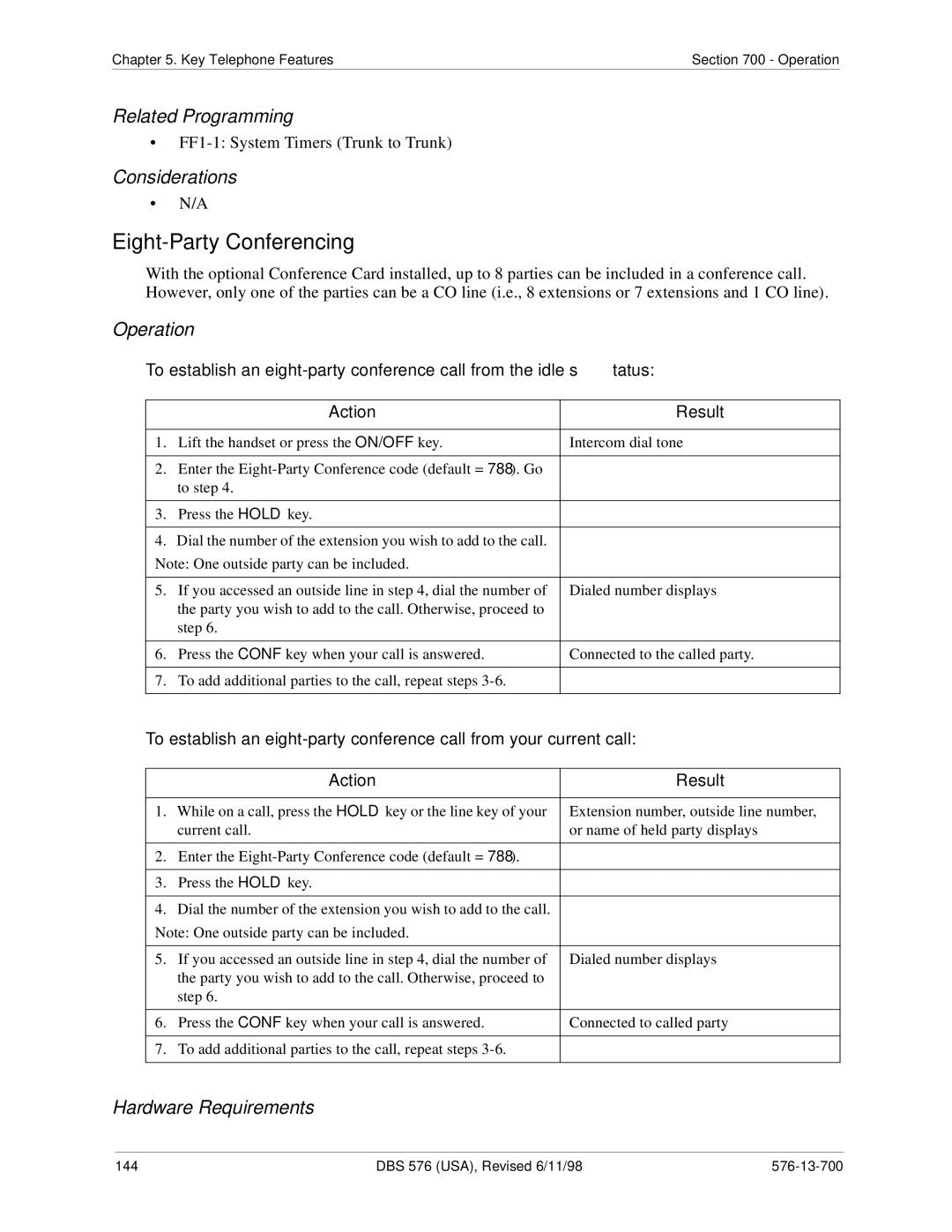 Panasonic 524X07801B manual Eight-Party Conferencing 