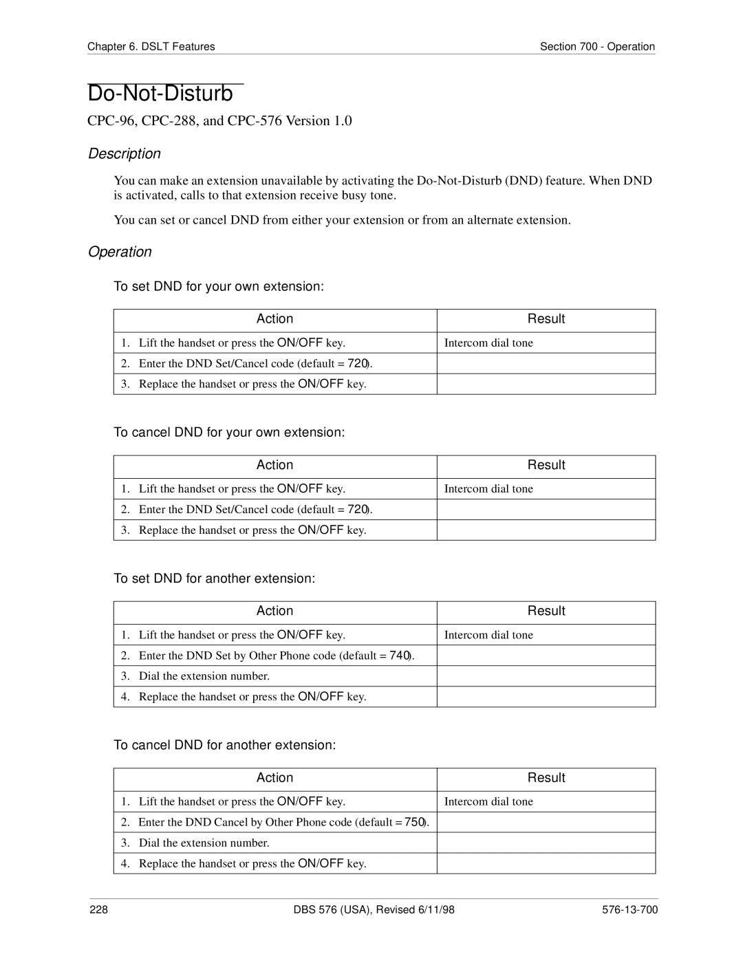 Panasonic 524X07801B manual 228 