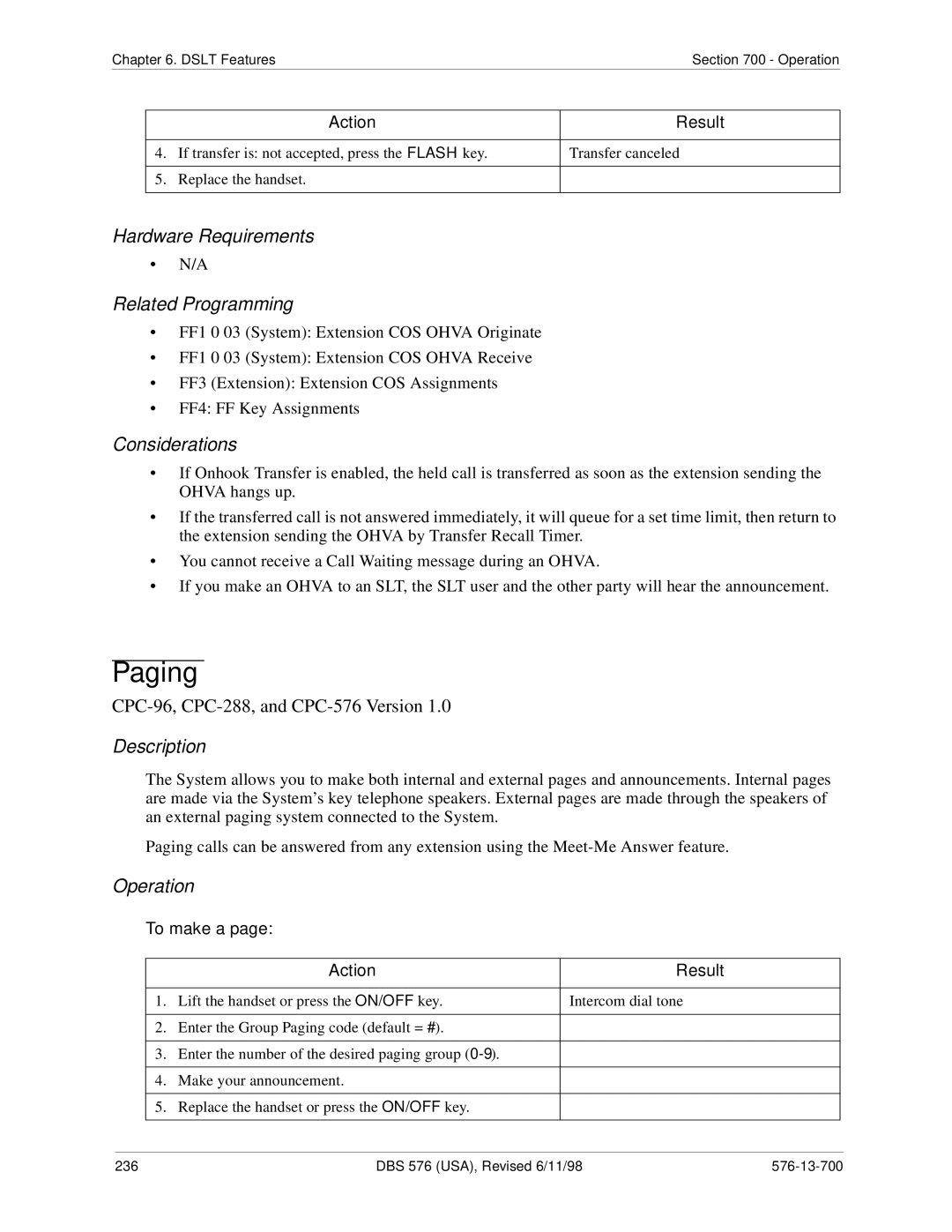 Panasonic 524X07801B manual 236 