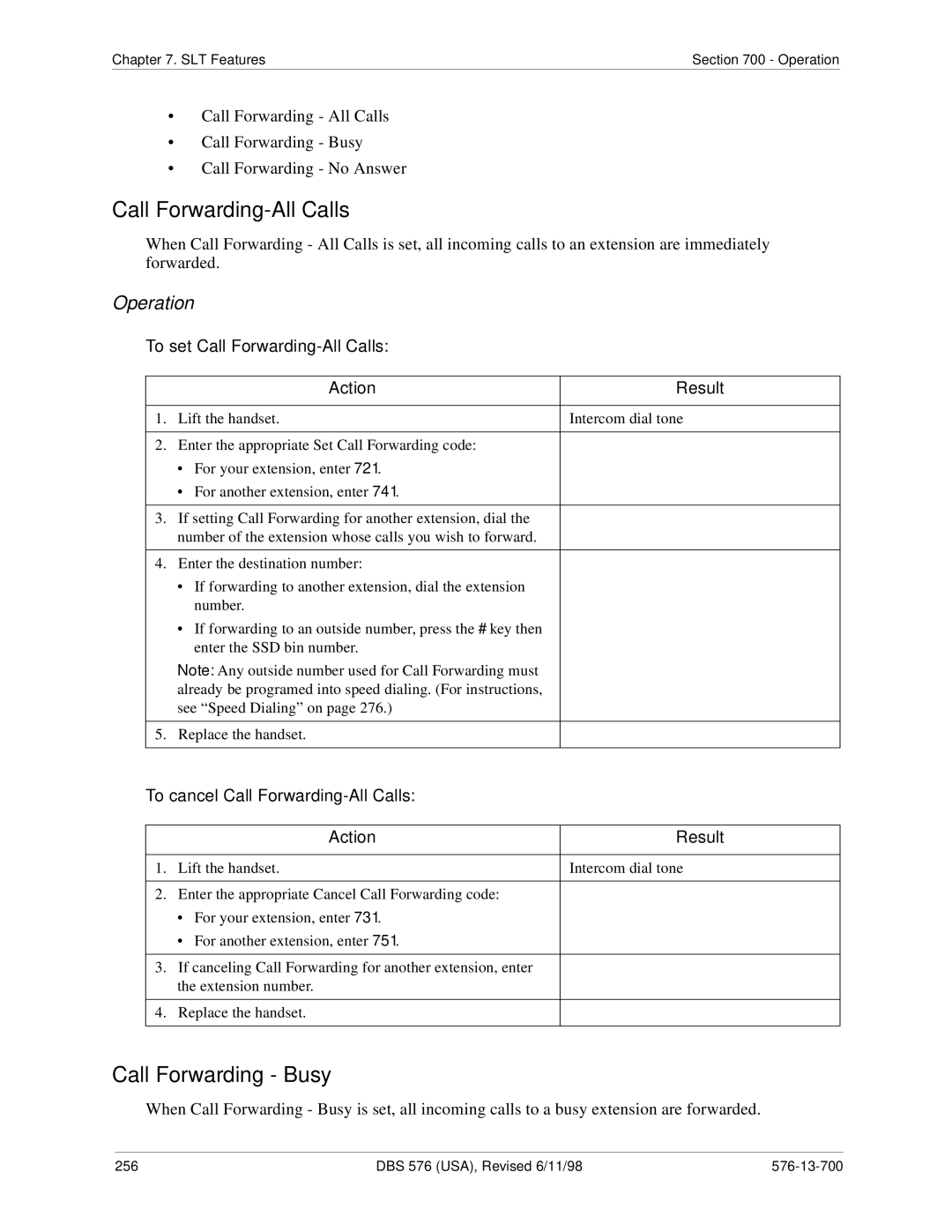 Panasonic 524X07801B manual 256 