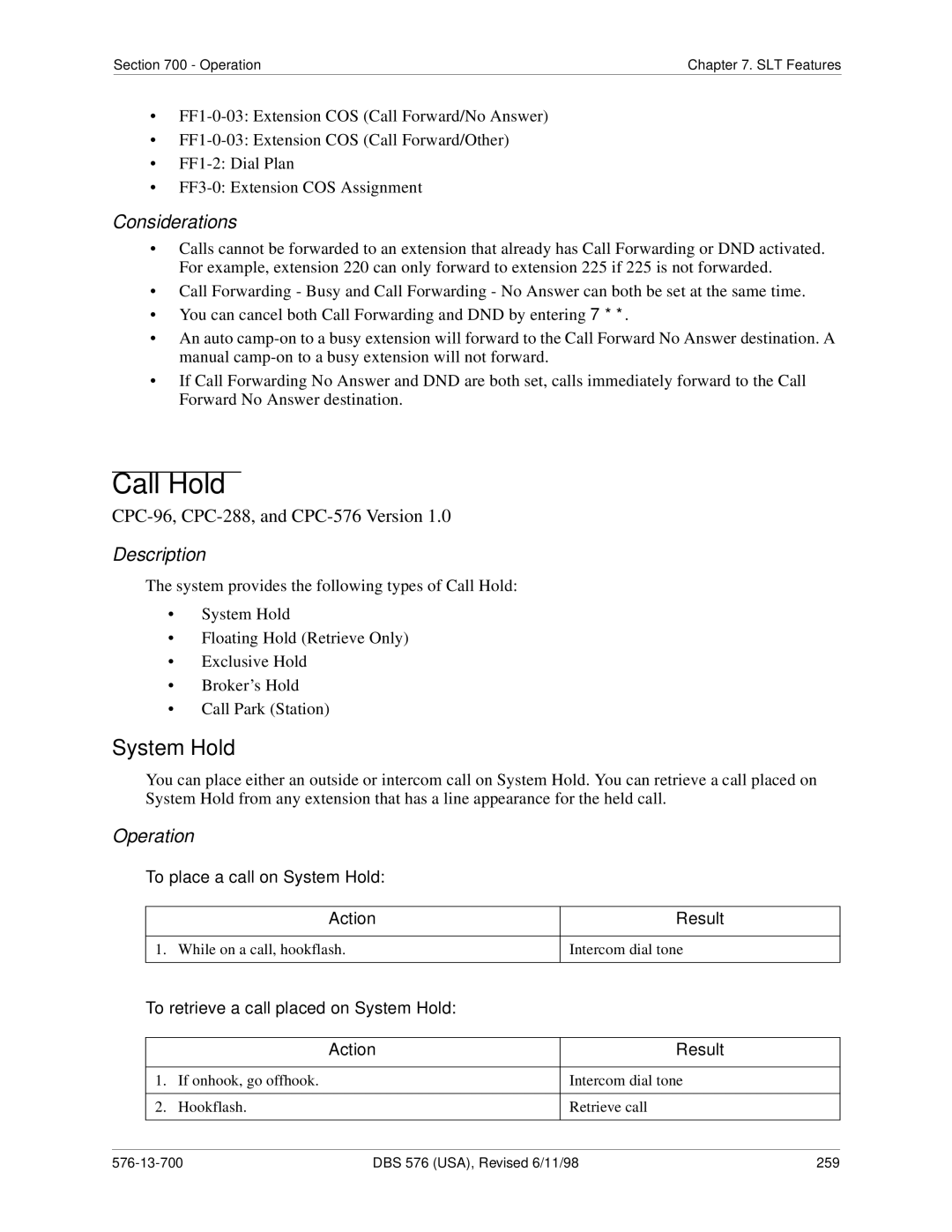 Panasonic 524X07801B manual While on a call, hookflash Intercom dial tone 