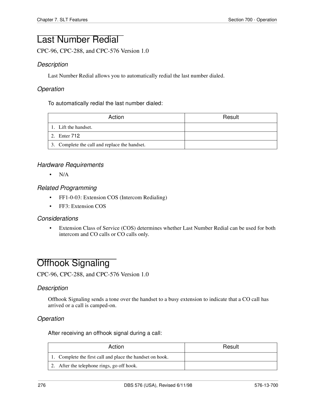 Panasonic 524X07801B manual 276 