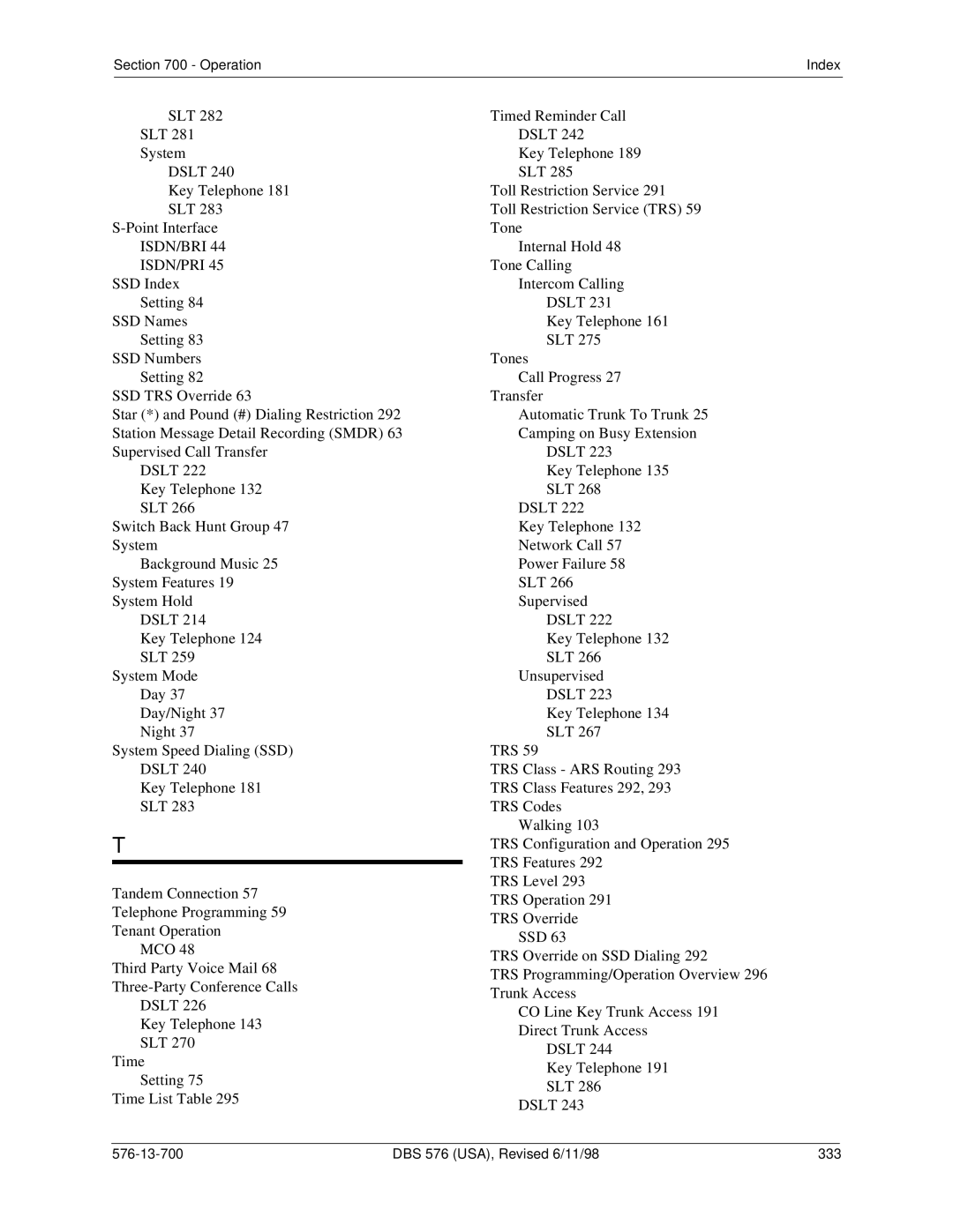 Panasonic 524X07801B manual Internal Hold 