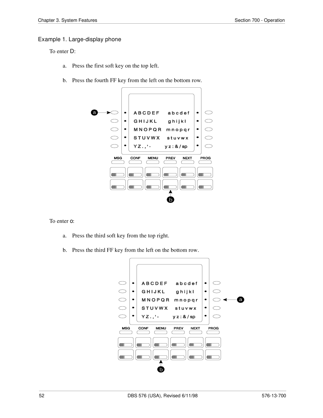 Panasonic 524X07801B manual Example 1. Large-display phone 