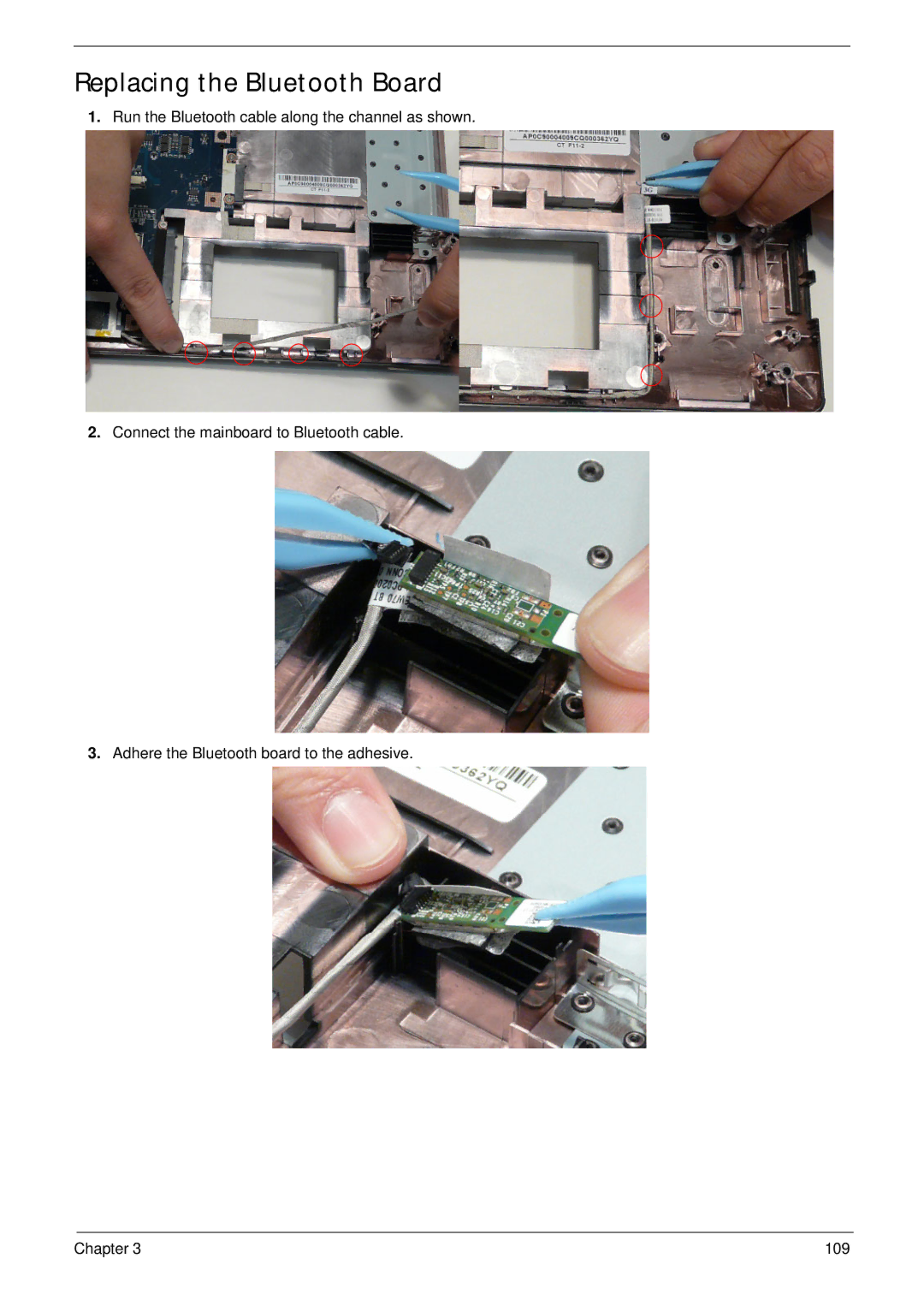 Panasonic 5741G manual Replacing the Bluetooth Board 