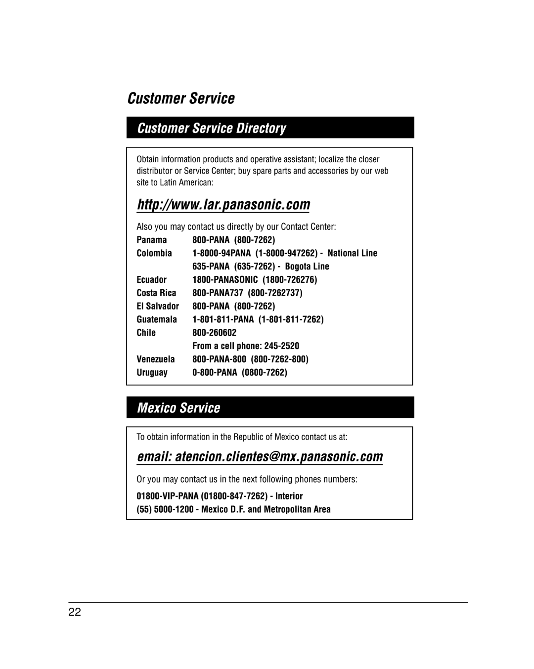 Panasonic 58PF12UK operating instructions 