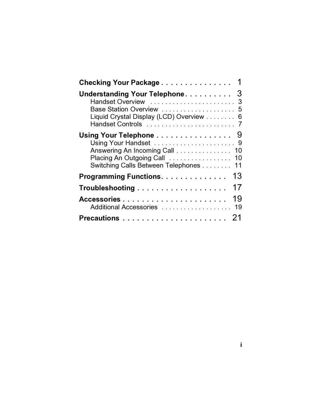 Panasonic 900 MHz manual Precautions 