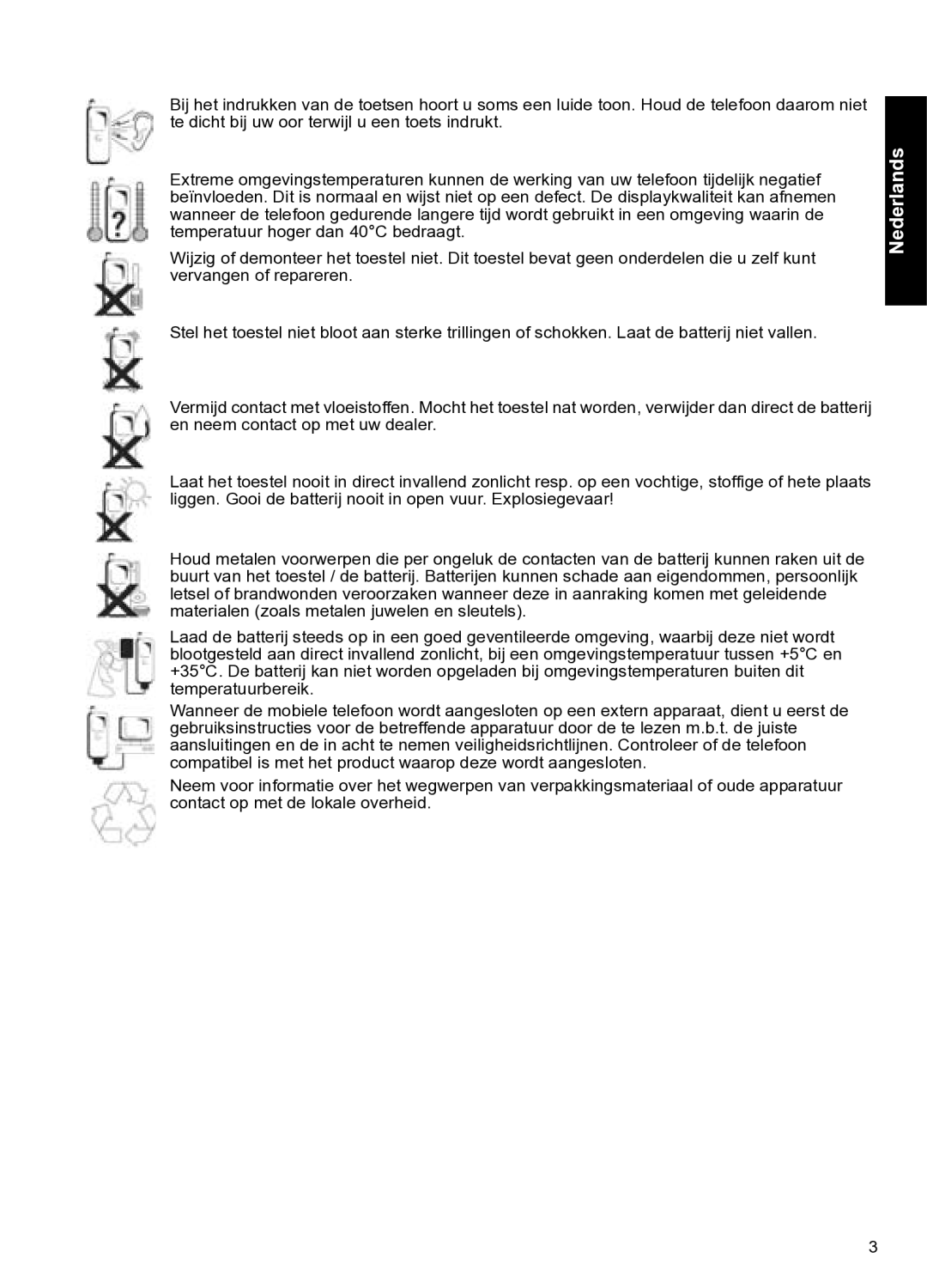 Panasonic A102 manual Nederlands 