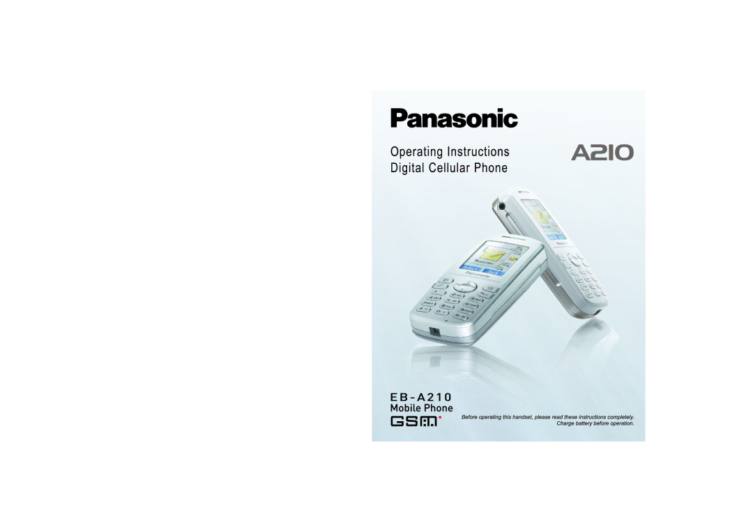 Panasonic A210 manual 