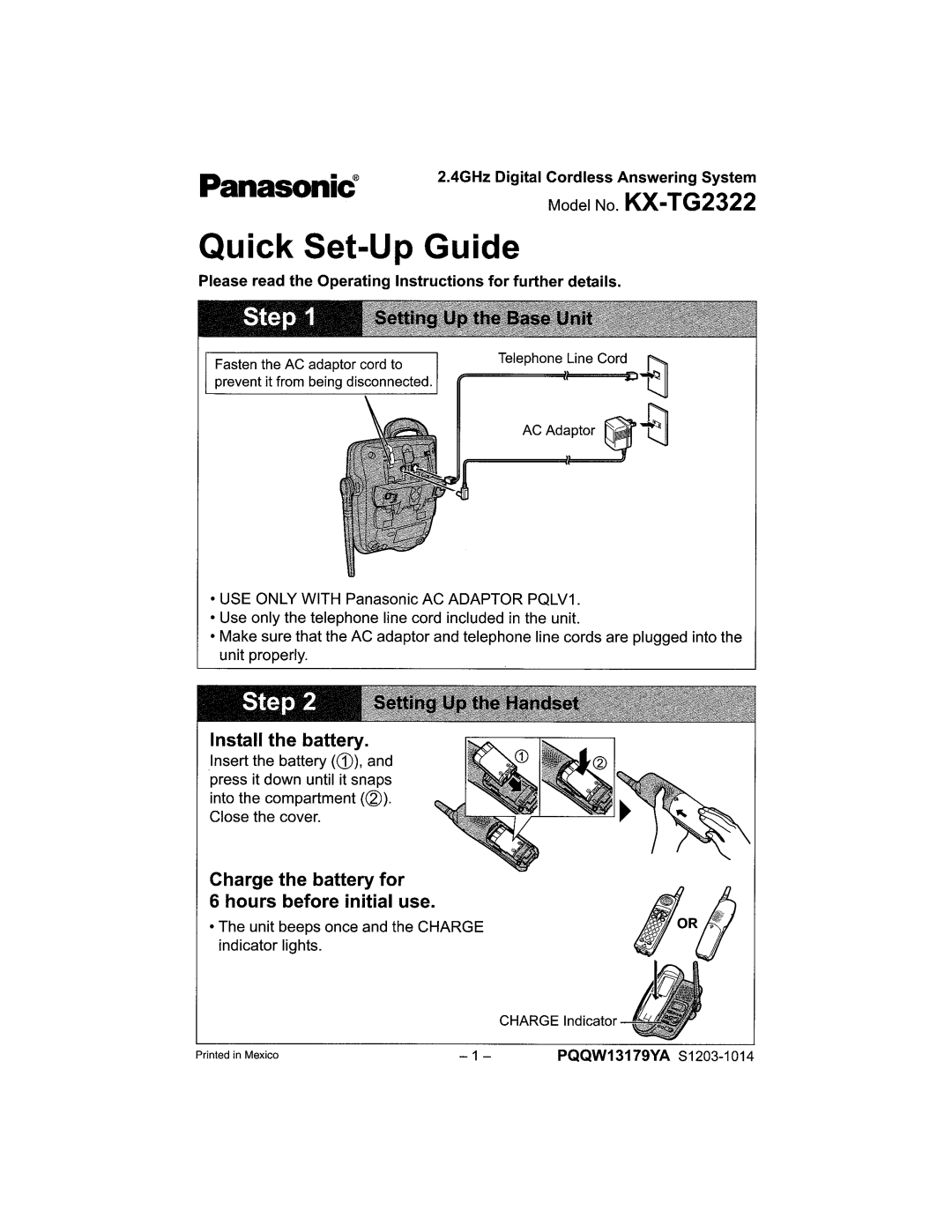 Panasonic Acr14CF.tmp manual 