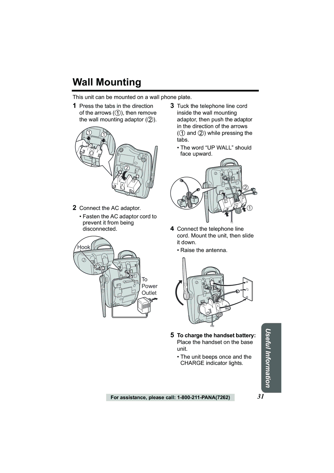 Panasonic Acr14CF.tmp manual Wall Mounting 