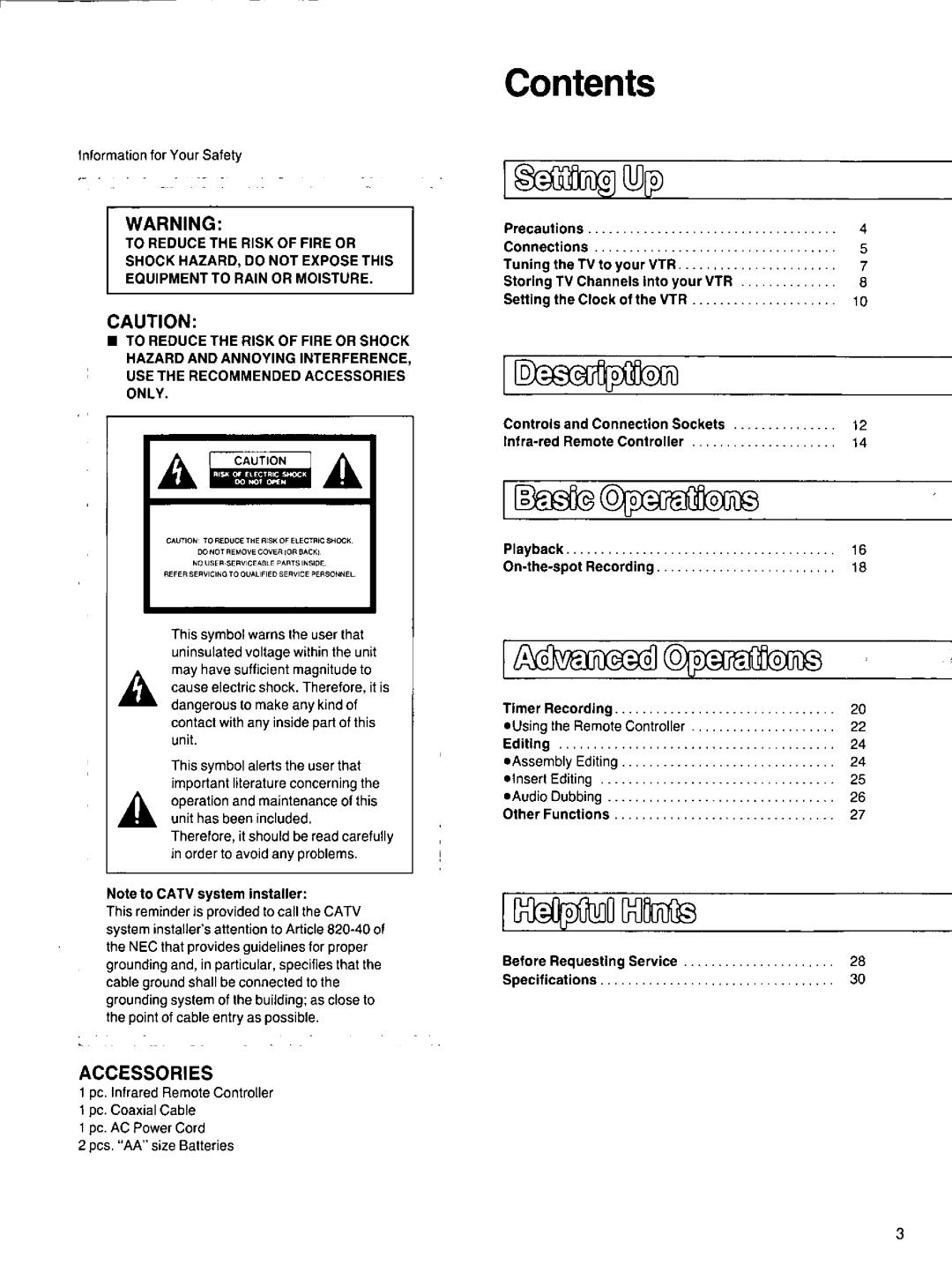 Panasonic AG-2530P manual 