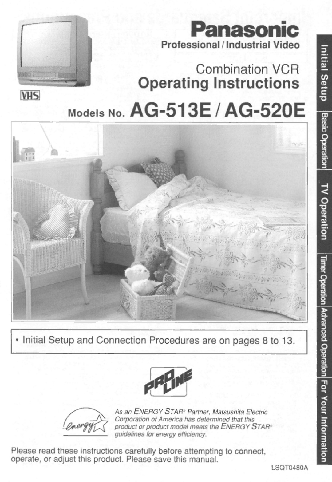 Panasonic AG-513E manual 