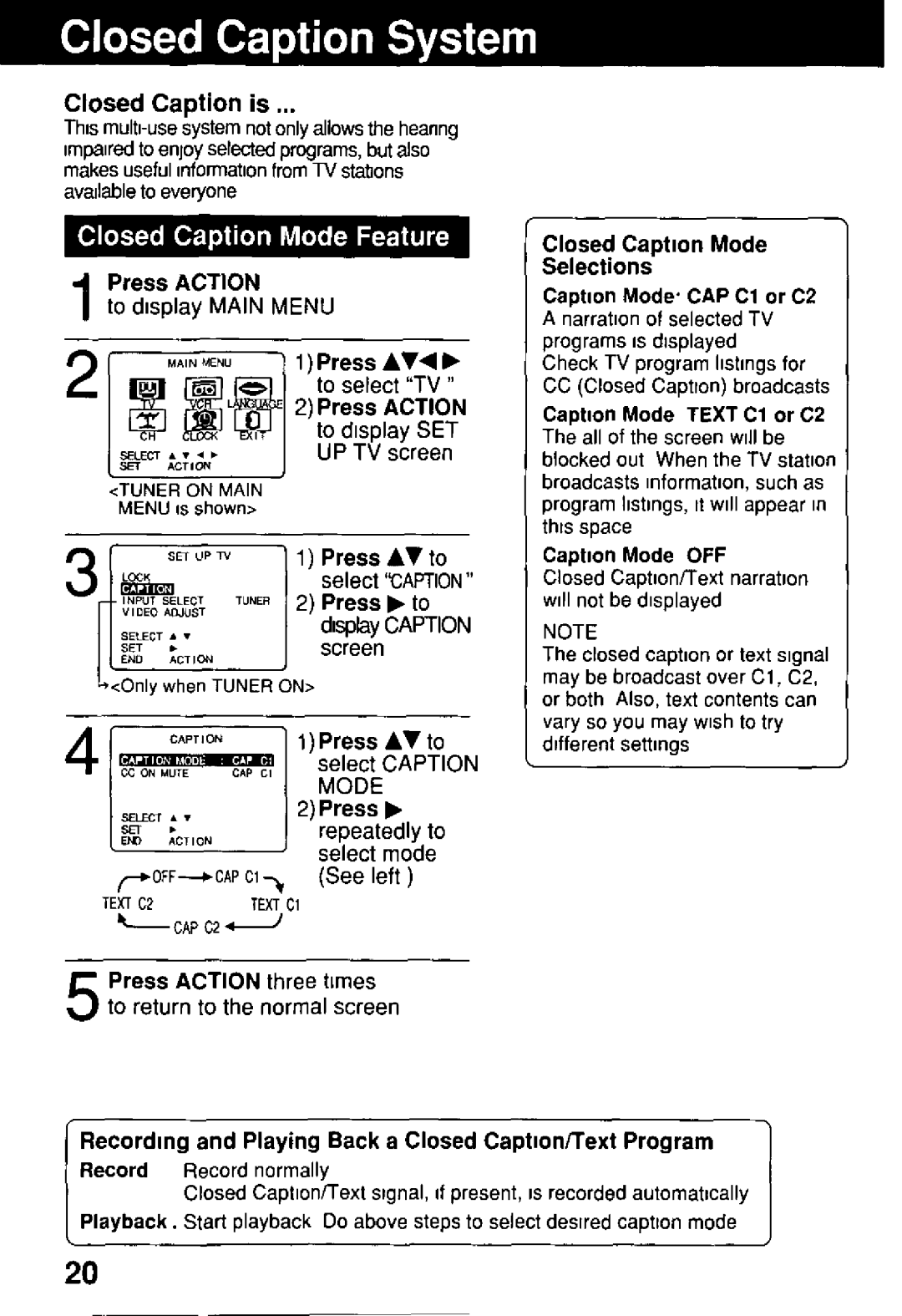 Panasonic AG-513E manual 