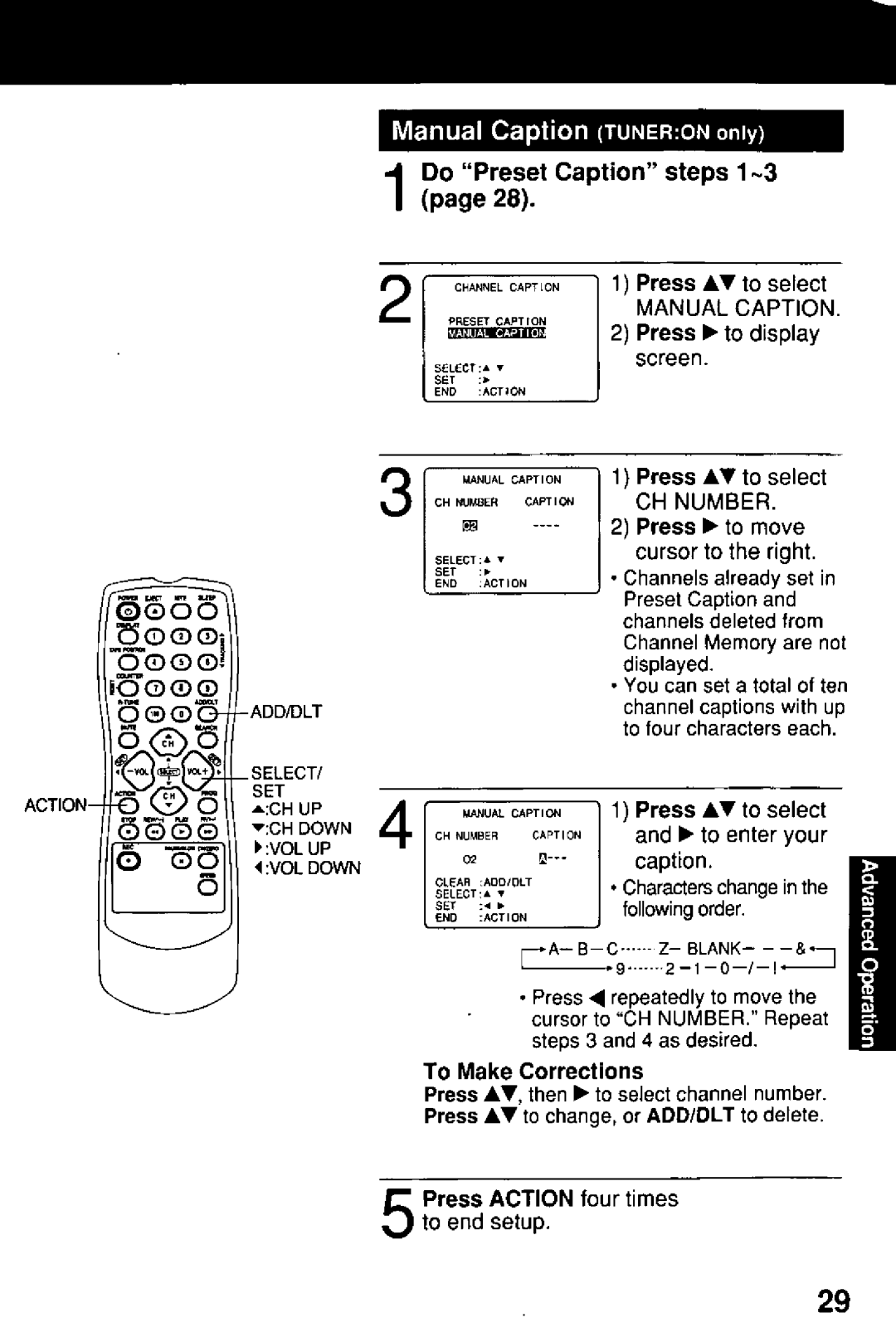 Panasonic AG-513E manual 