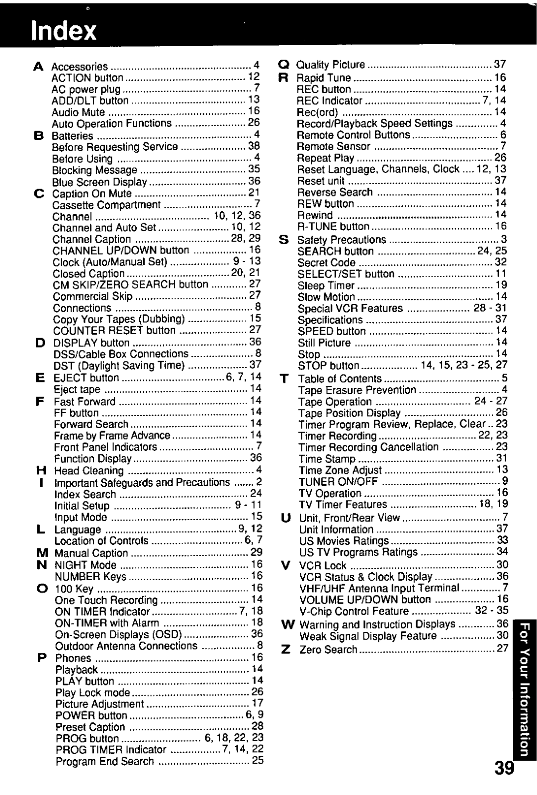 Panasonic AG-513E manual 