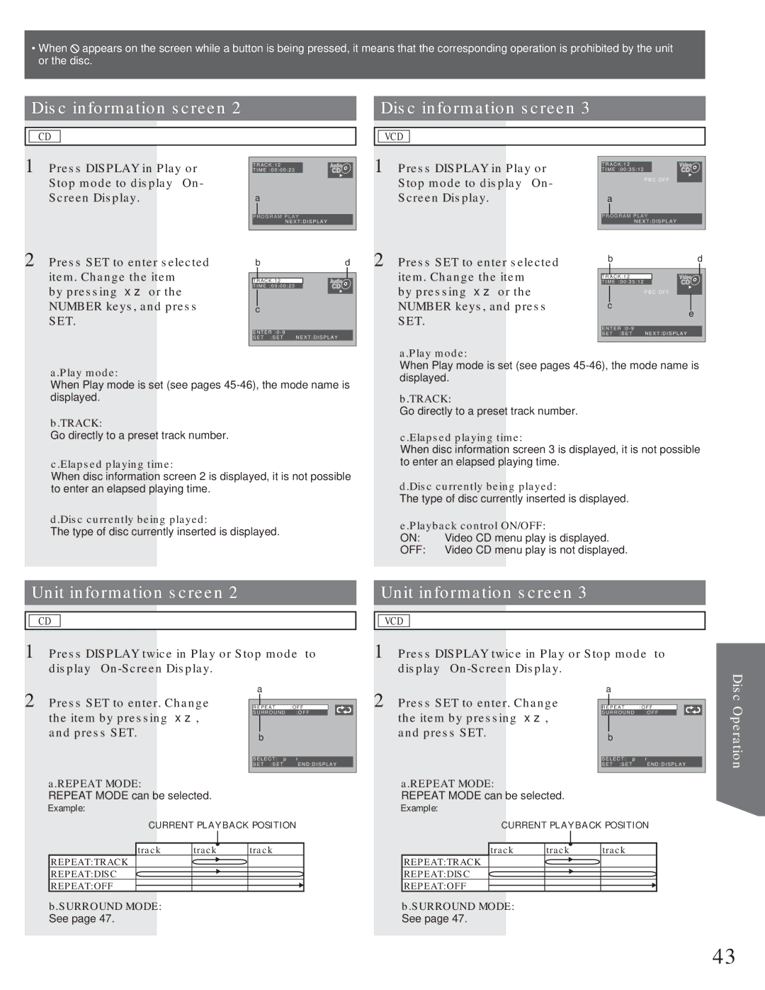 Panasonic AG-520VDH manual Screen 