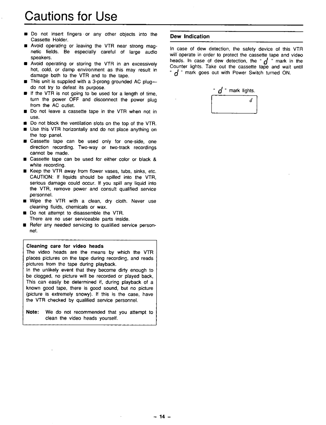 Panasonic AG-5210 manual 